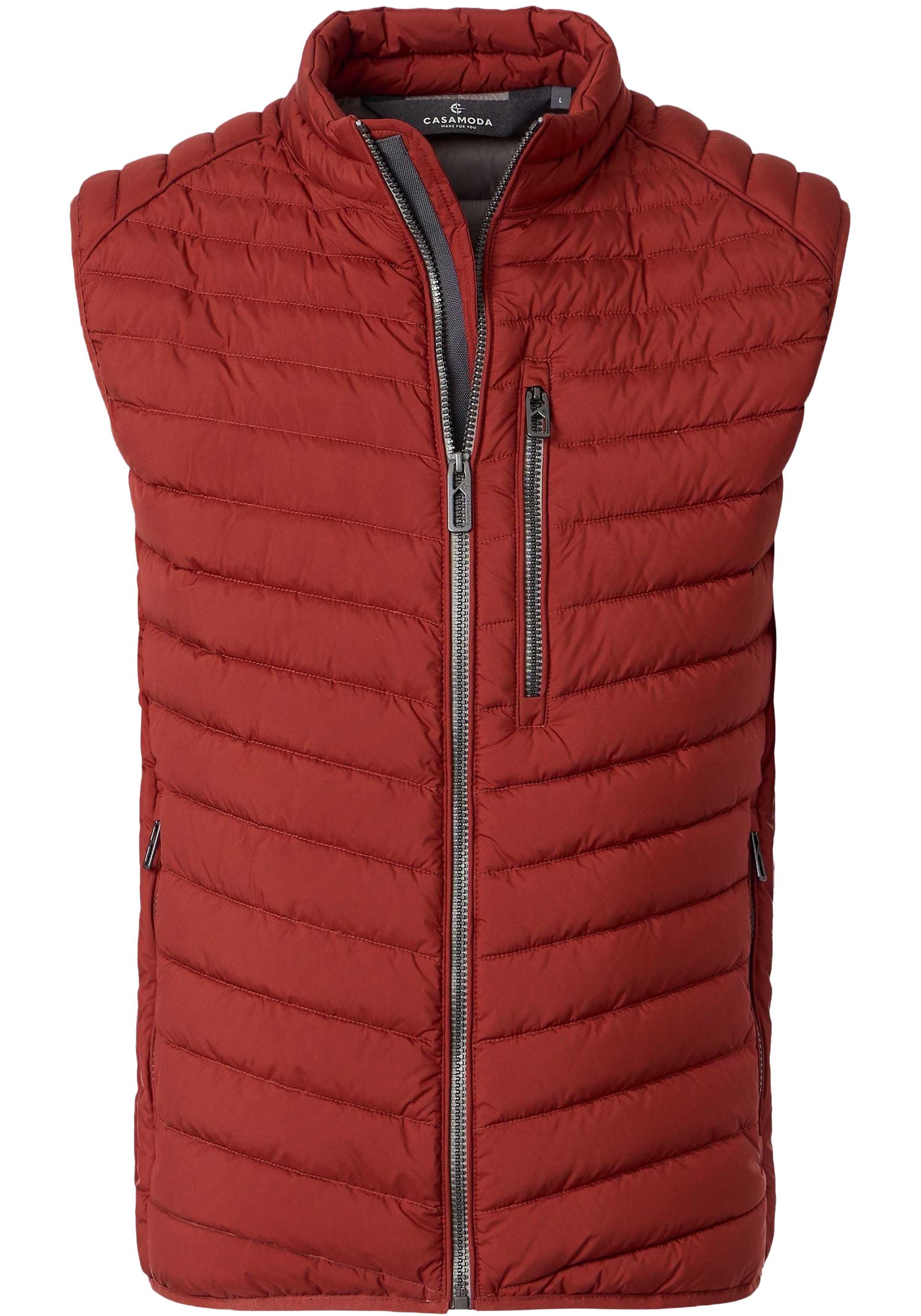 CASA MODA comfort fit bodywarmer, bordeauxrood