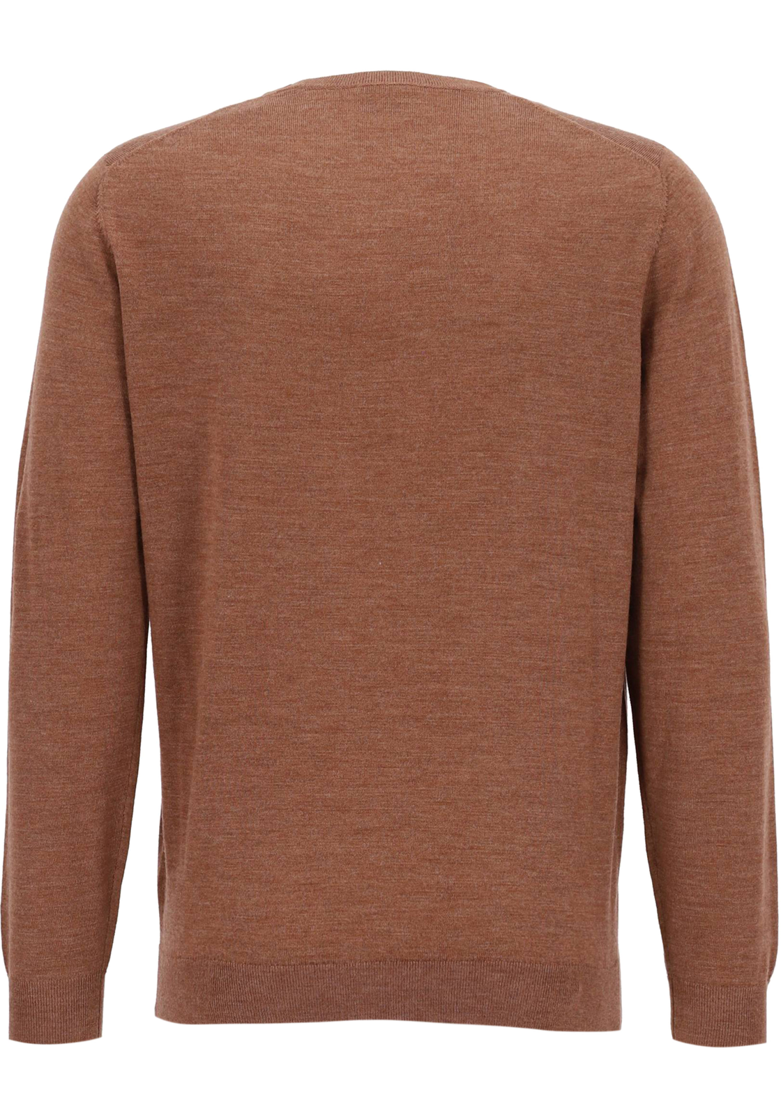 MARVELIS modern fit trui wol, O-hals, noga bruin MARVELIS modern fit trui wol, O-hals, noga bruin