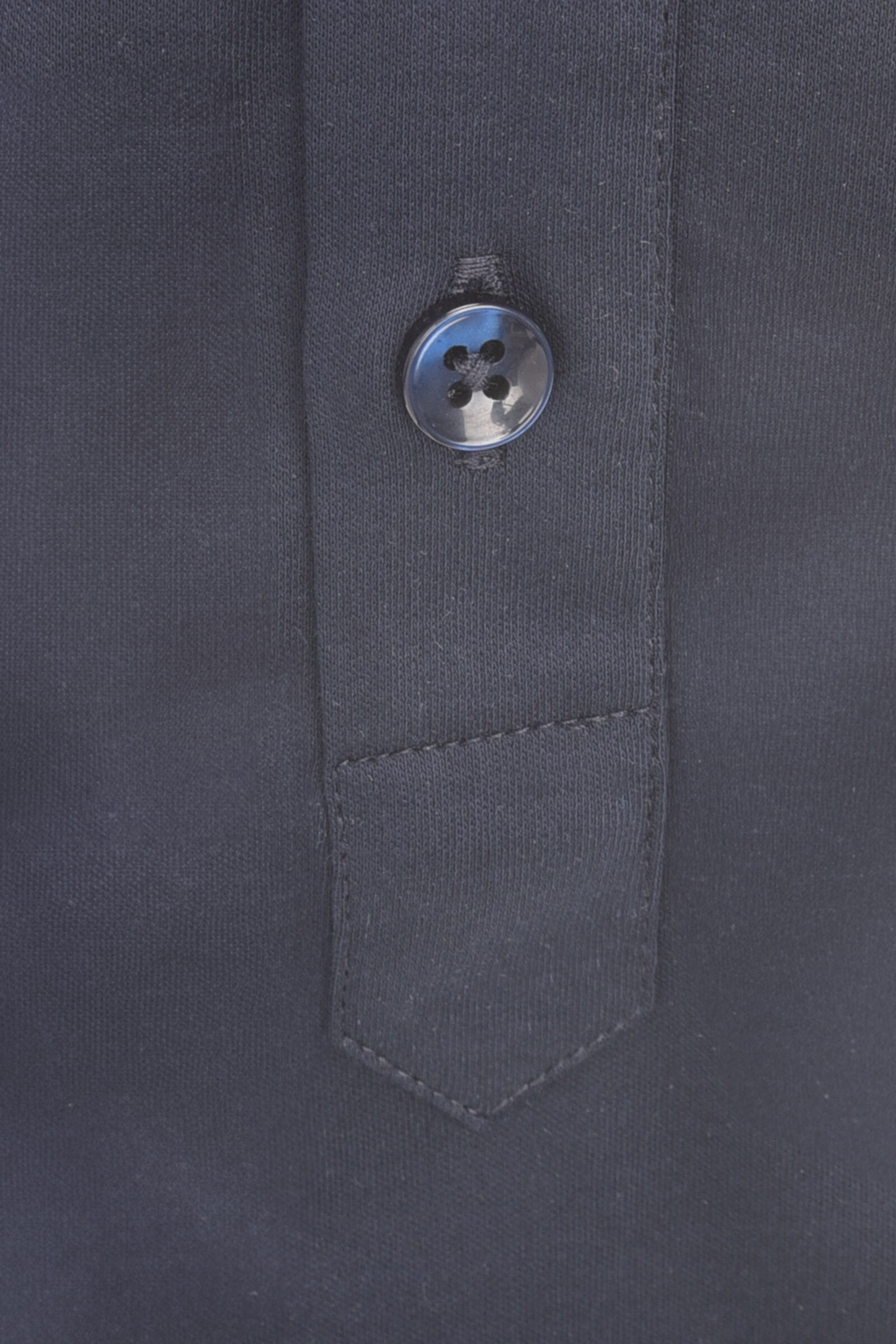 Ledub slim fit polo overhemd, tricot, jersey, donkerblauw