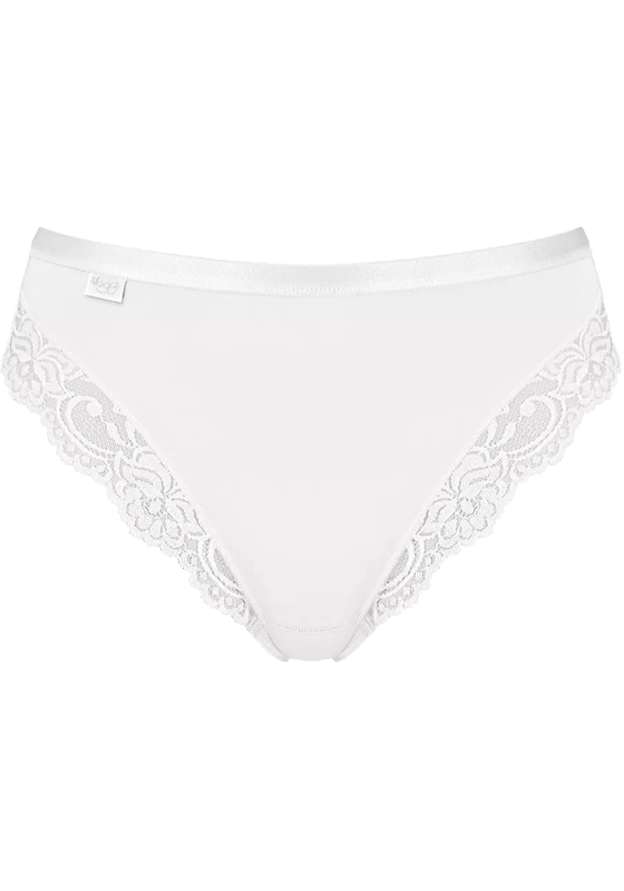 Sloggi Women Romance Tai (1-pack), dames slip, wit Sloggi Women Romance Tai (1-pack), dames slip, wit
