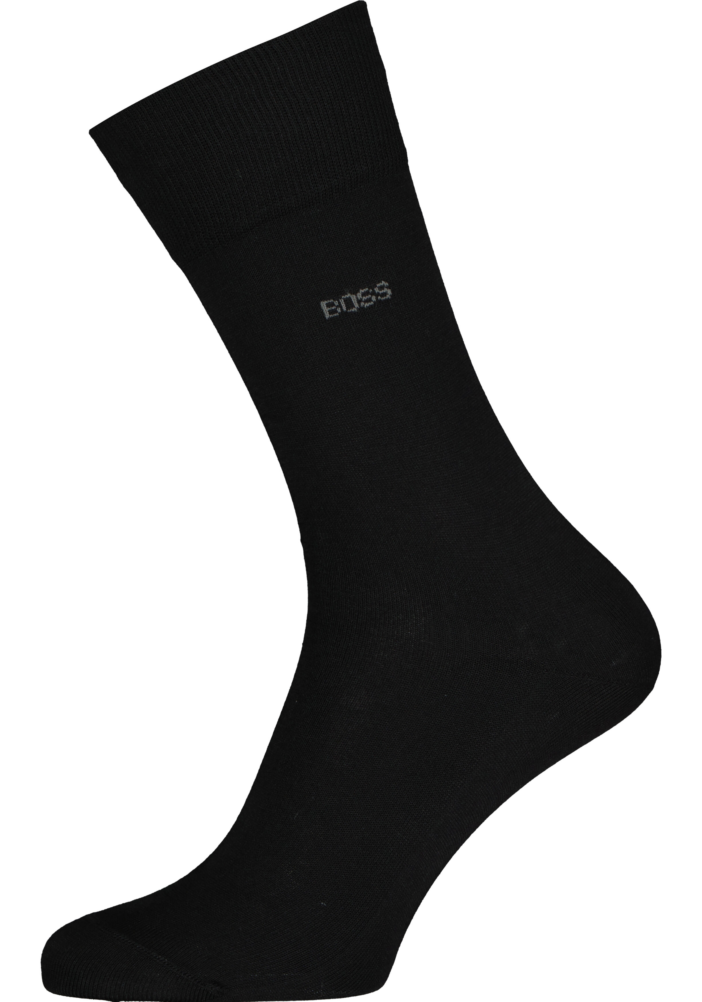 BOSS George uni (1-pack), herensokken katoen, zwart