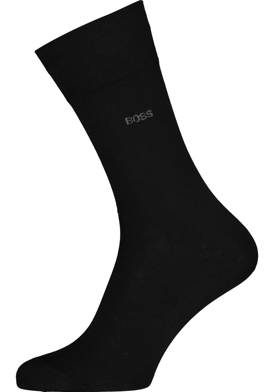 BOSS George uni (1-pack), herensokken katoen, zwart BOSS George uni (1-pack), herensokken katoen, zwart