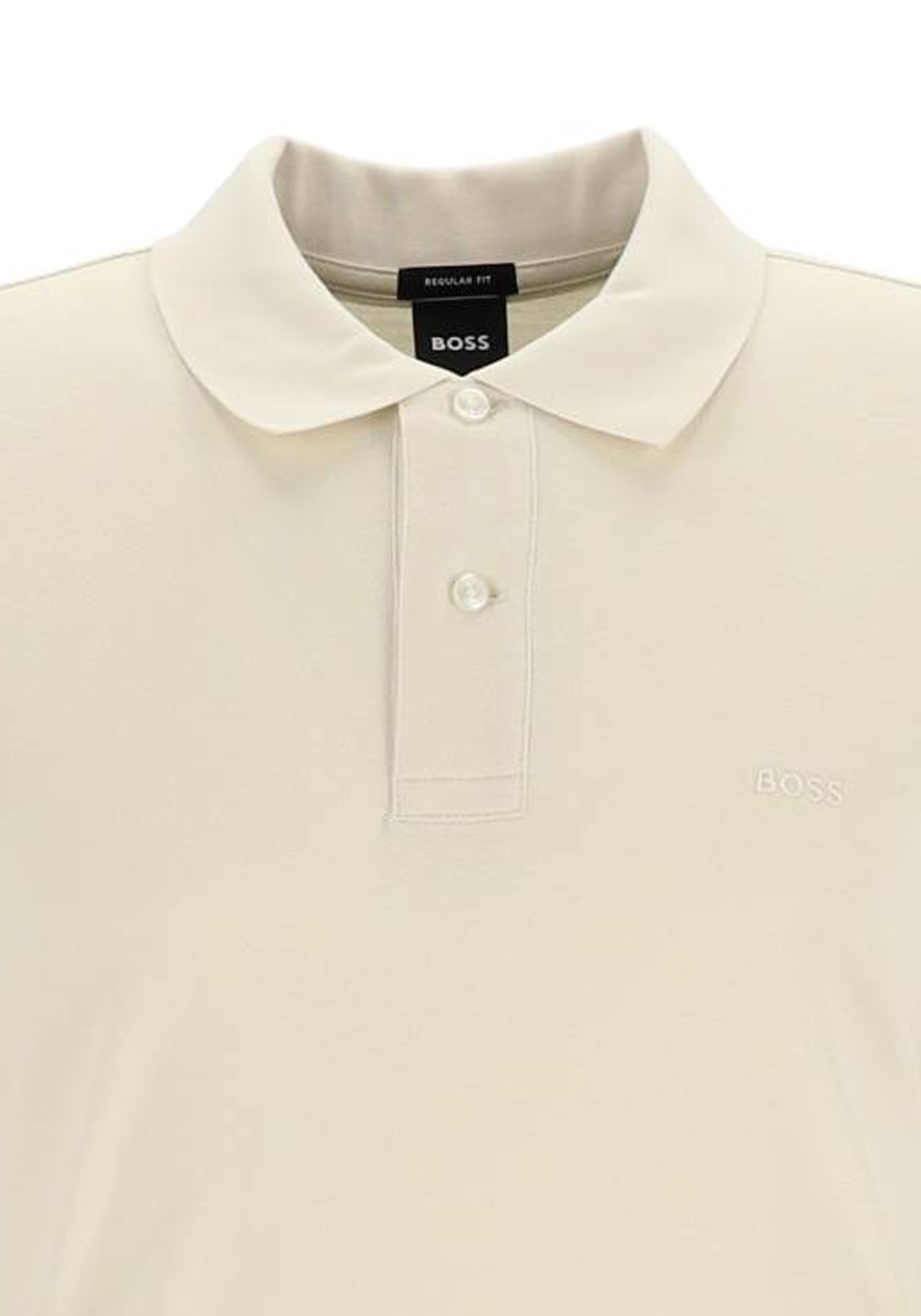 BOSS Pallas regular fit polo, pique, wit