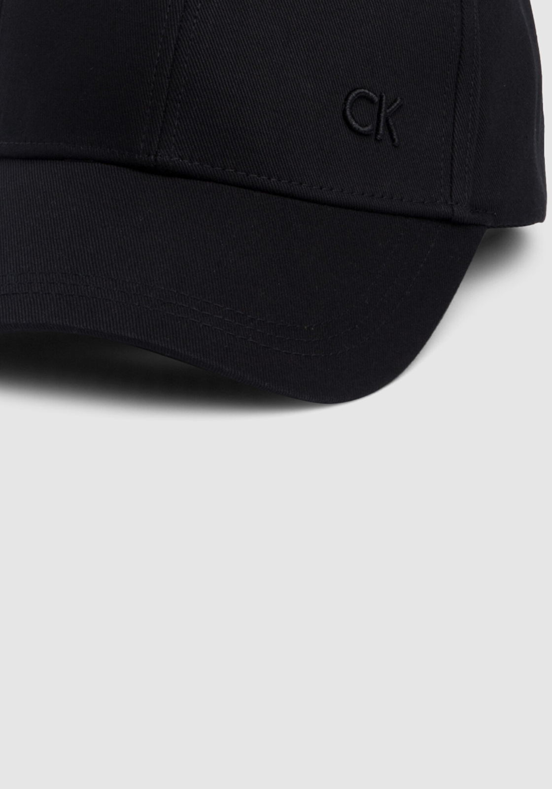 ck-pet-zwart-3_HR-01 Calvin Klein pet met logo, zwart