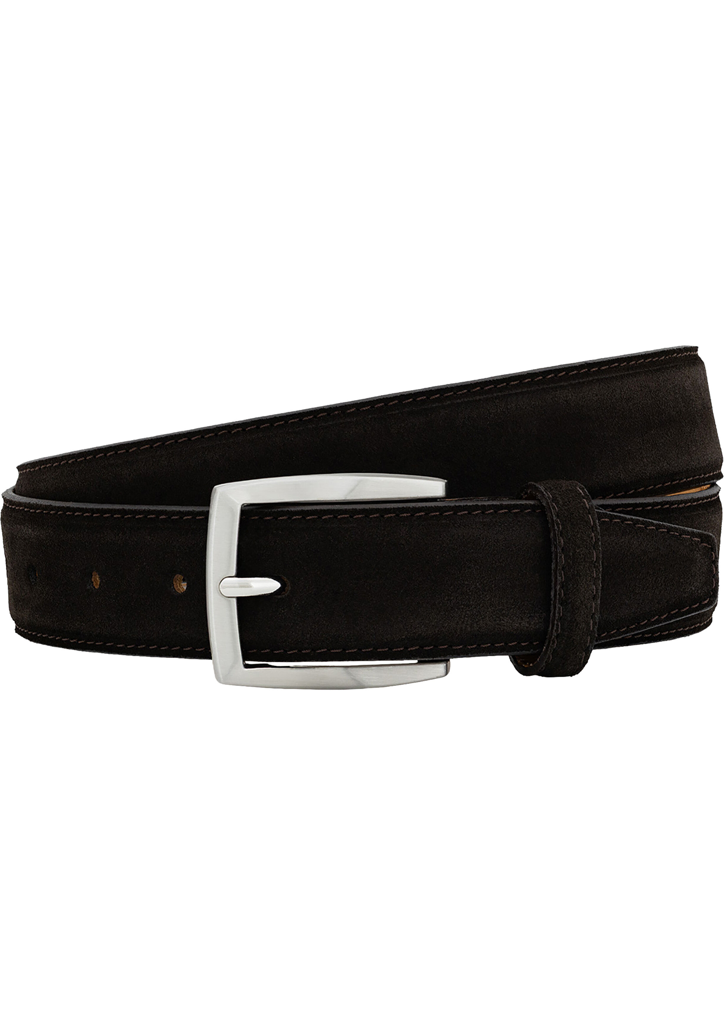 LINDENMANN leren heren riem, bruin