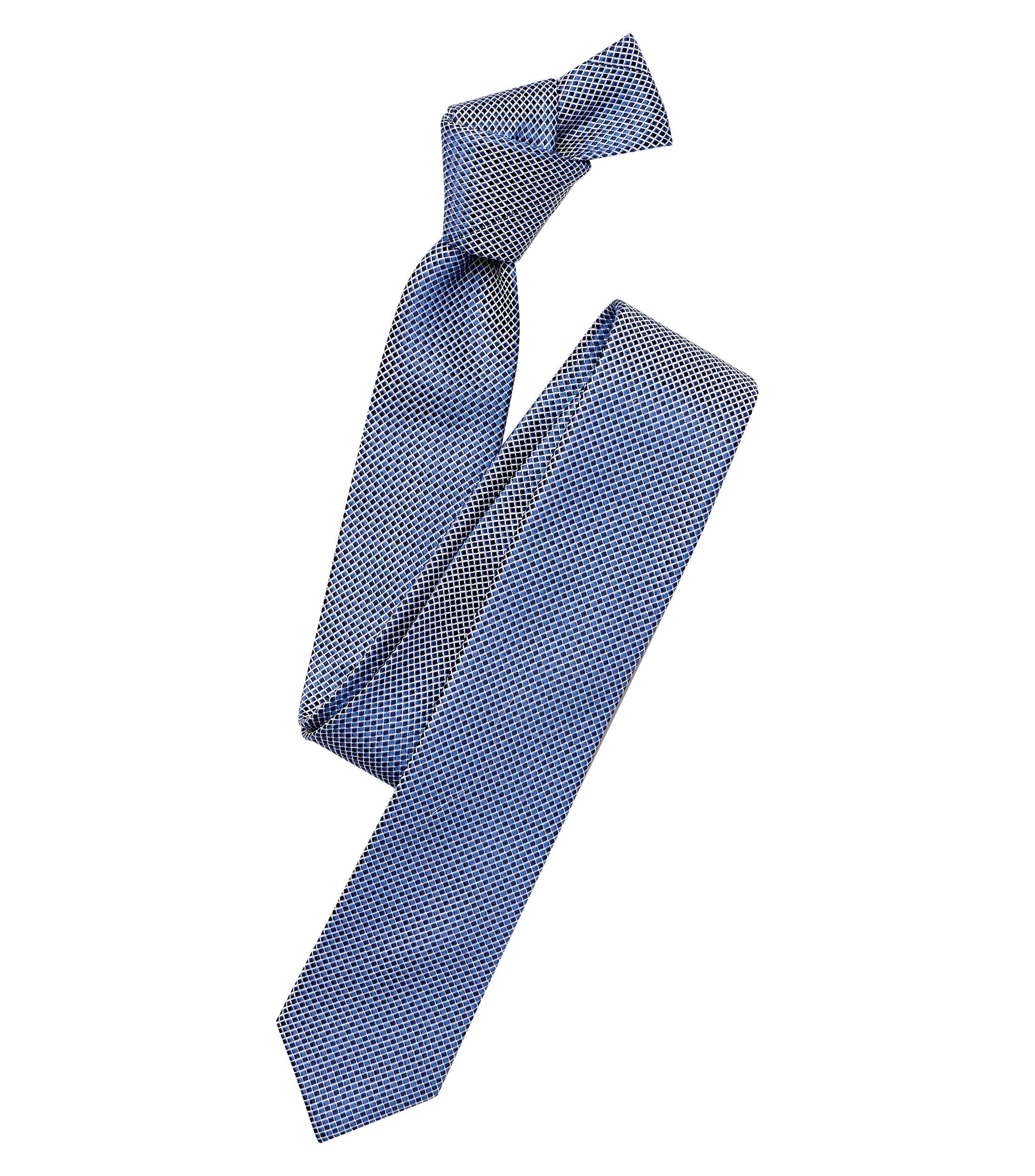 VENTI stropdas, blauw, wit dessin