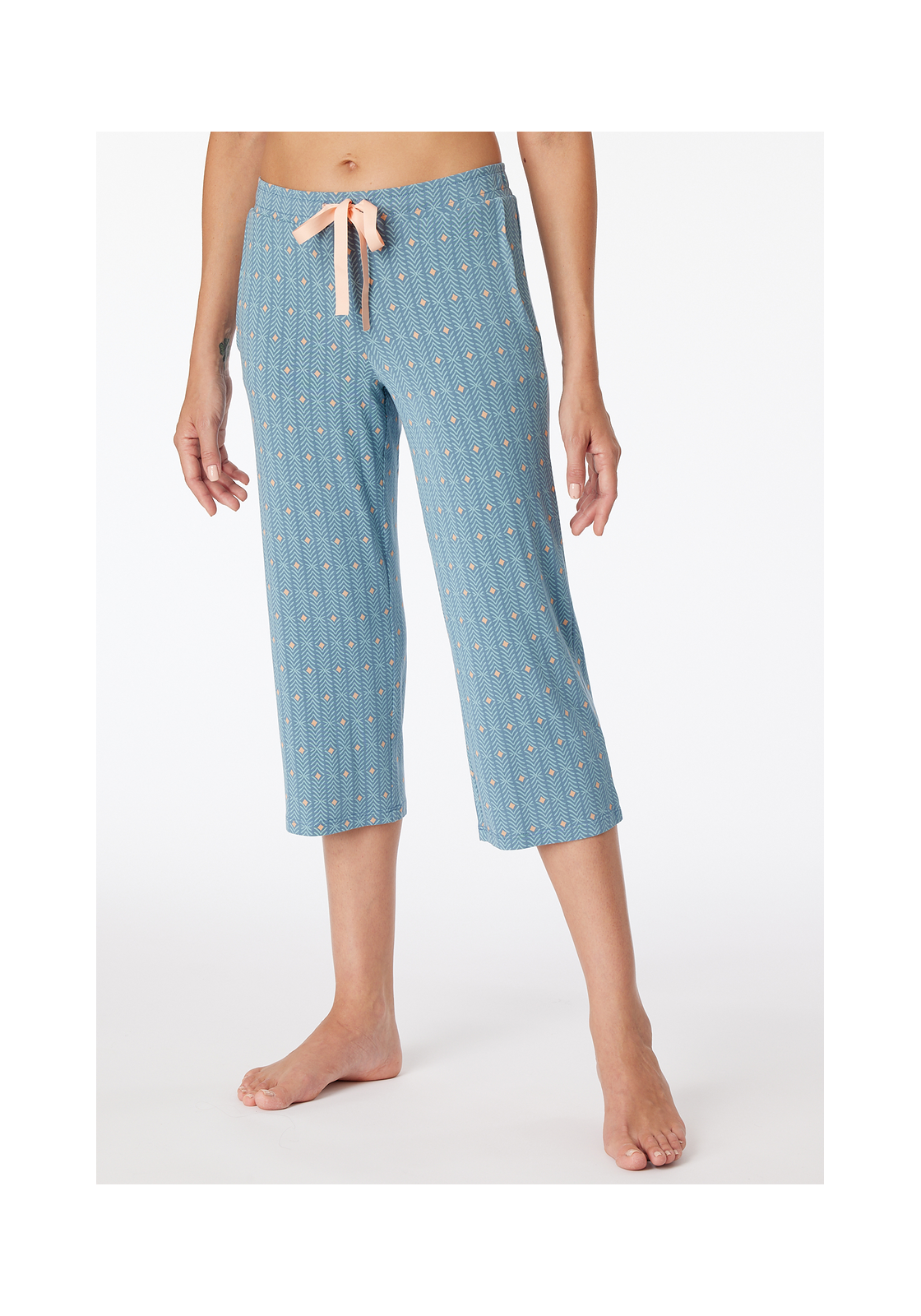 image_3_181193-915_3_1280x1280 SCHIESSER Mix+Relax nachtkleding dames, dames loungebroek 3/4 lengte modal grafische print multicolour