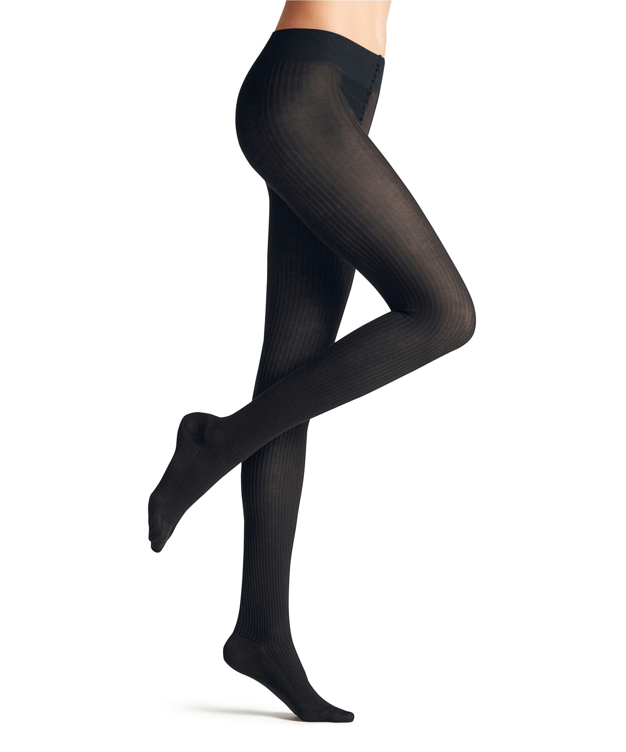 FALKE Family Rib TI dames panty, dark navy