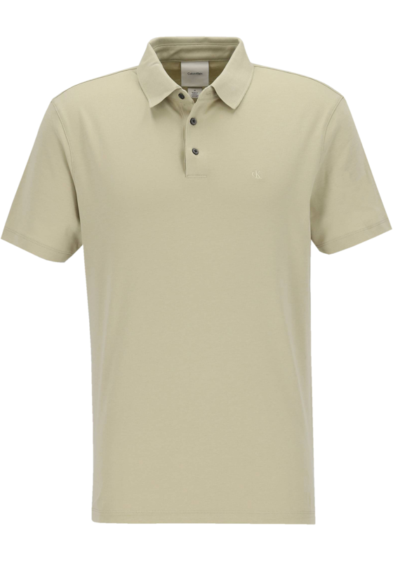 Calvin Klein Supima Regular Polo, heren poloshirt, kaki Calvin Klein Supima Regular Polo, heren poloshirt, kaki