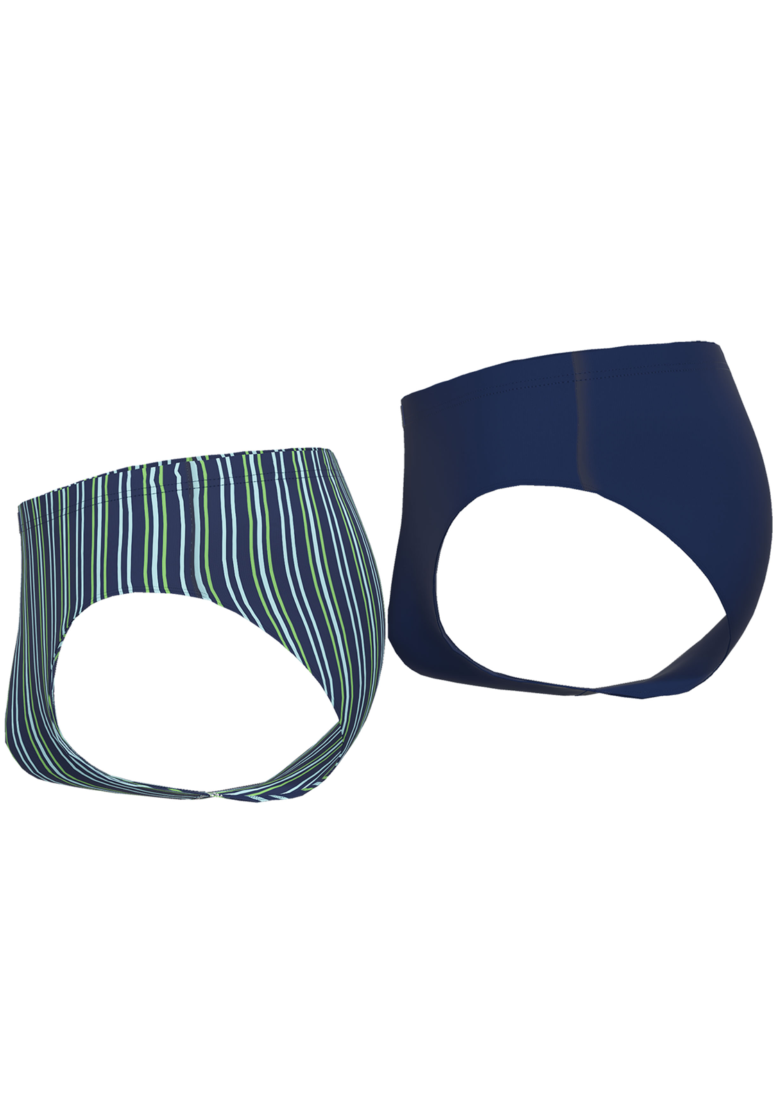 1-4060084161543-gotzburg-ondergoed_HR Gotzburg heren sport slip (2-pack), middenblauw gestreept