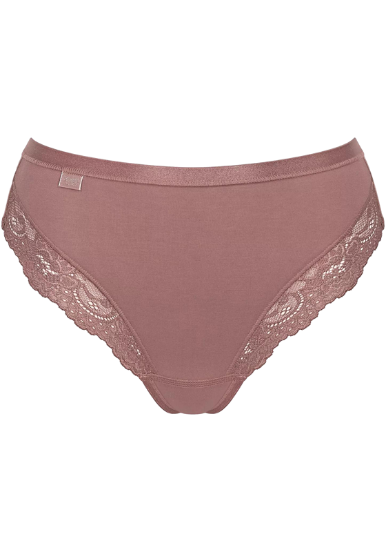 Sloggi Women Romance Tai (1-pack), dames slip, donkerbruin Sloggi Women Romance Tai (1-pack), dames slip, donkerbruin