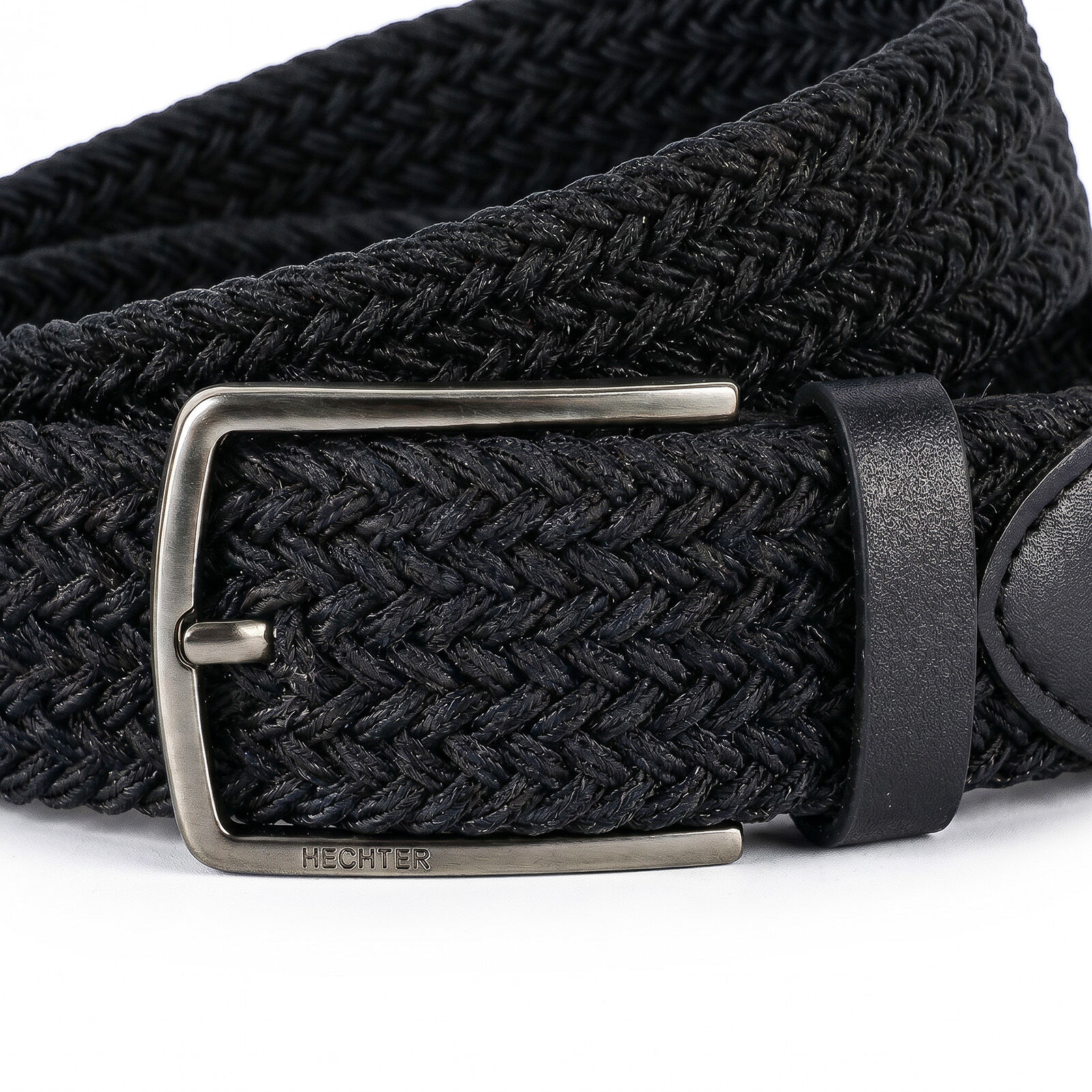 HECHTER elastische heren riem, zwart