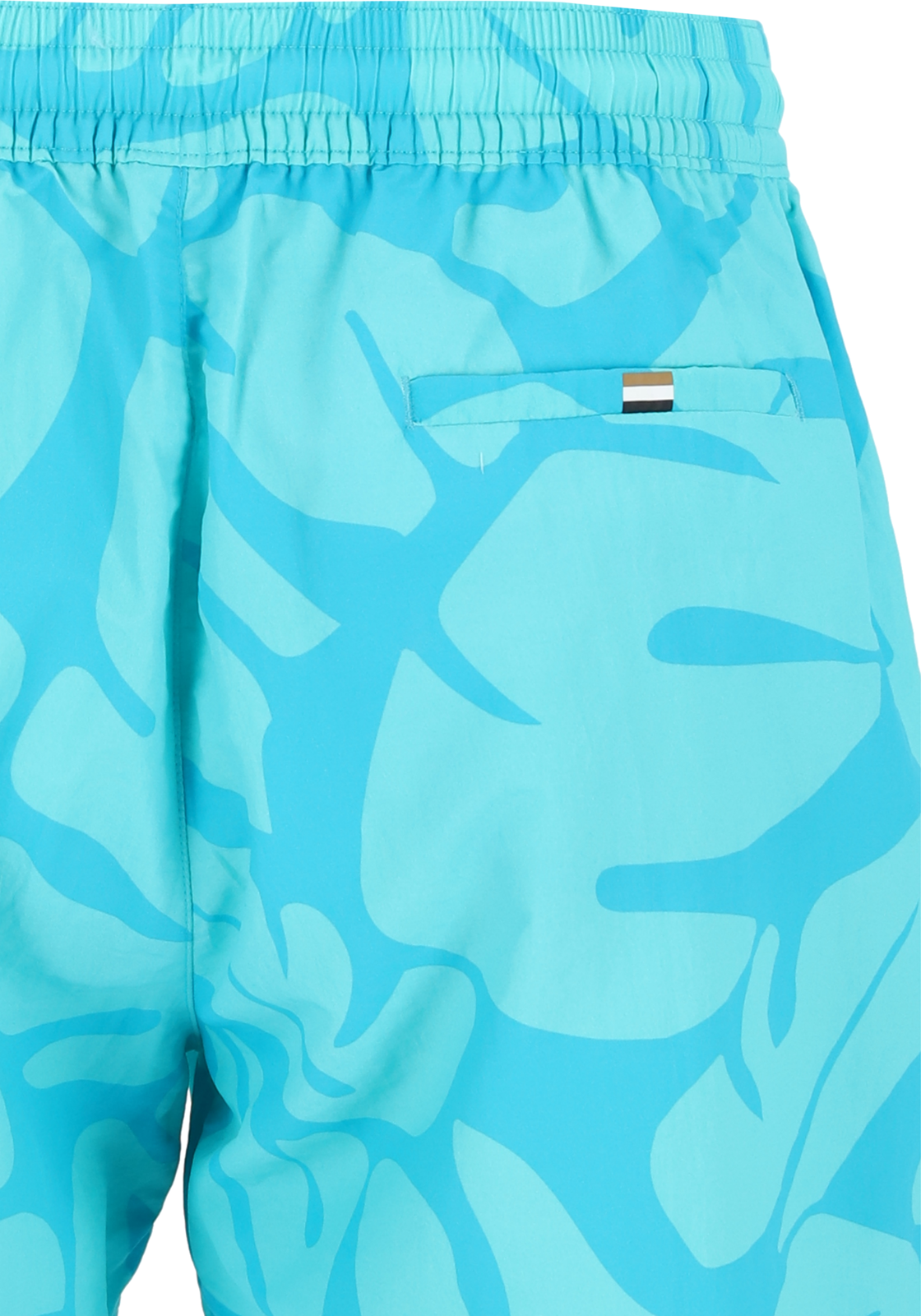 06-4063541045103-Hugo_Boss-HB_ZB_turquoise__50515729442_4fotos_HR HUGO BOSS Bari swim shorts, heren zwembroek, turquoise dessin