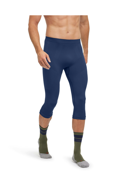 FALKE heren 3/4 tights Warm, thermobroek, blauw (space blue) FALKE heren 3/4 tights Warm, thermobroek, blauw (space blue)