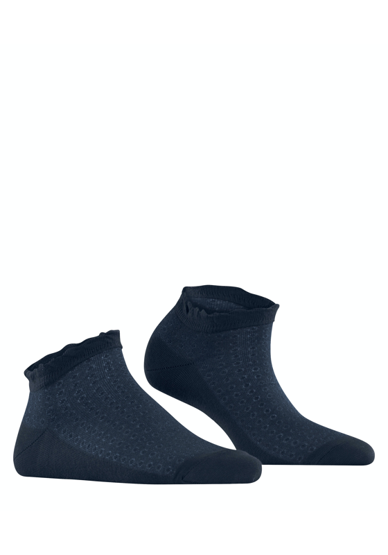Burlington Montrose dames sneakersokken, blauw (marine) Burlington Montrose dames sneakersokken, blauw (marine)