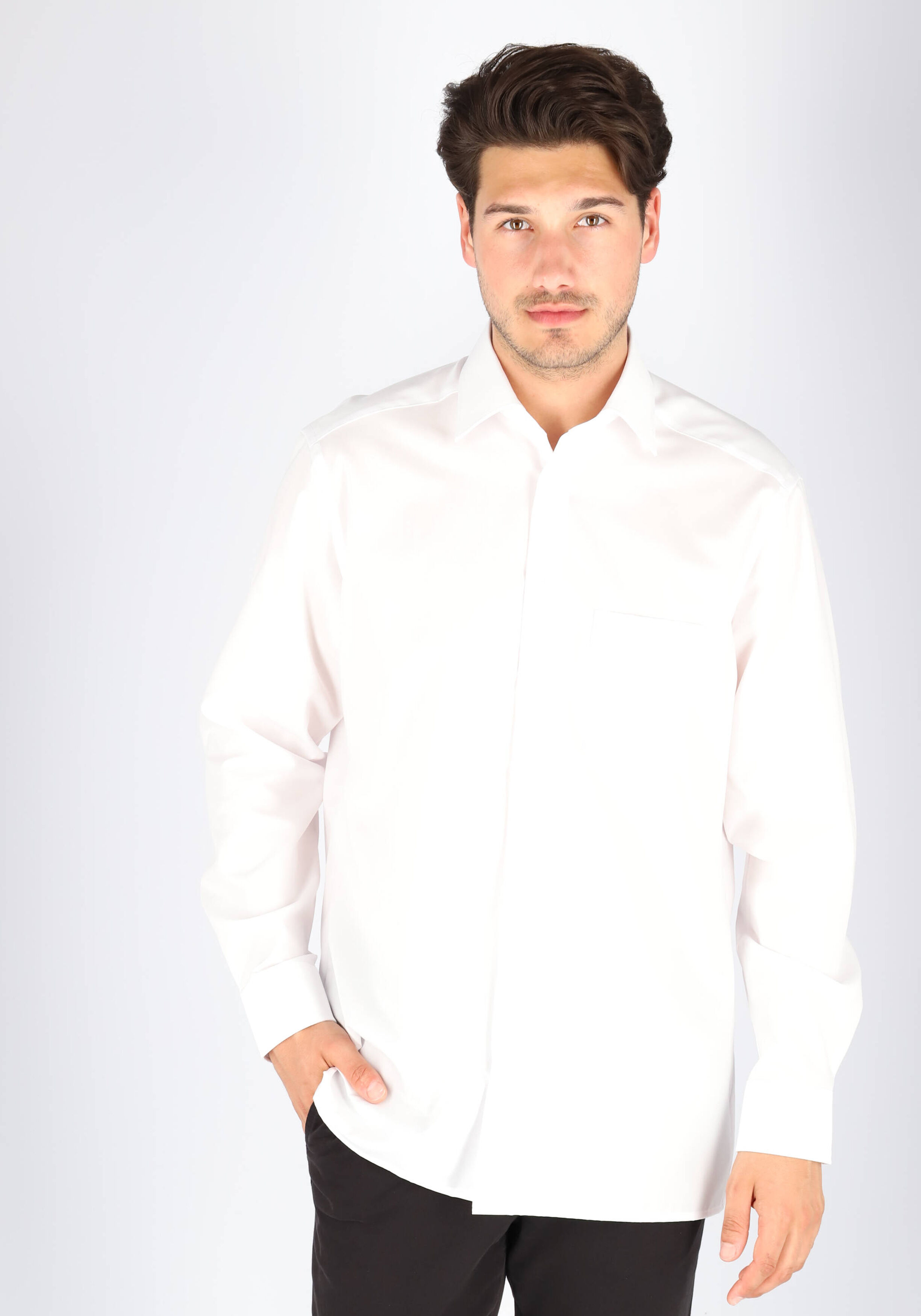 MARVELIS modern fit overhemd, wit 