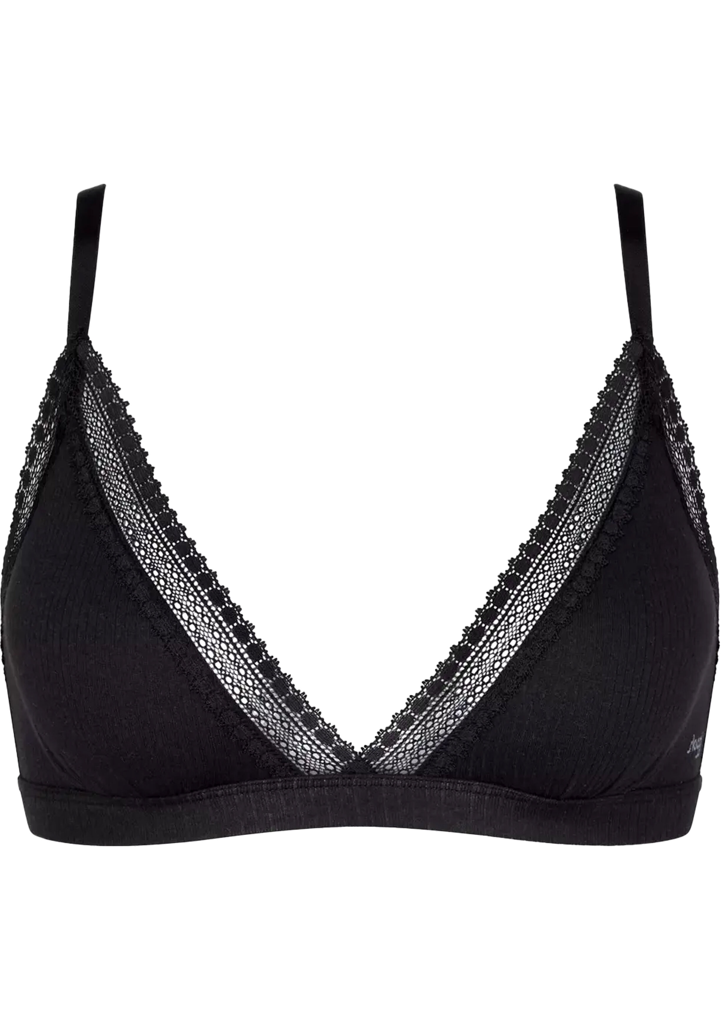 Sloggi Women GO Ribbed R Bralette, bralette, zwart
