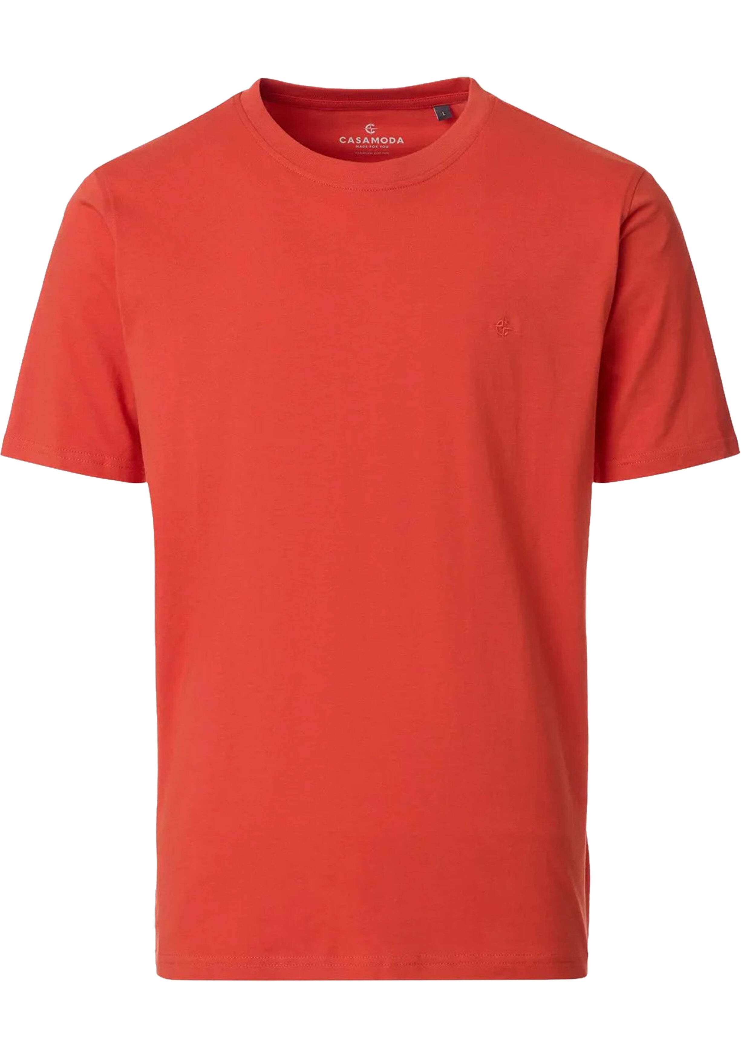 CASA MODA comfort fit heren T-shirt, oranje