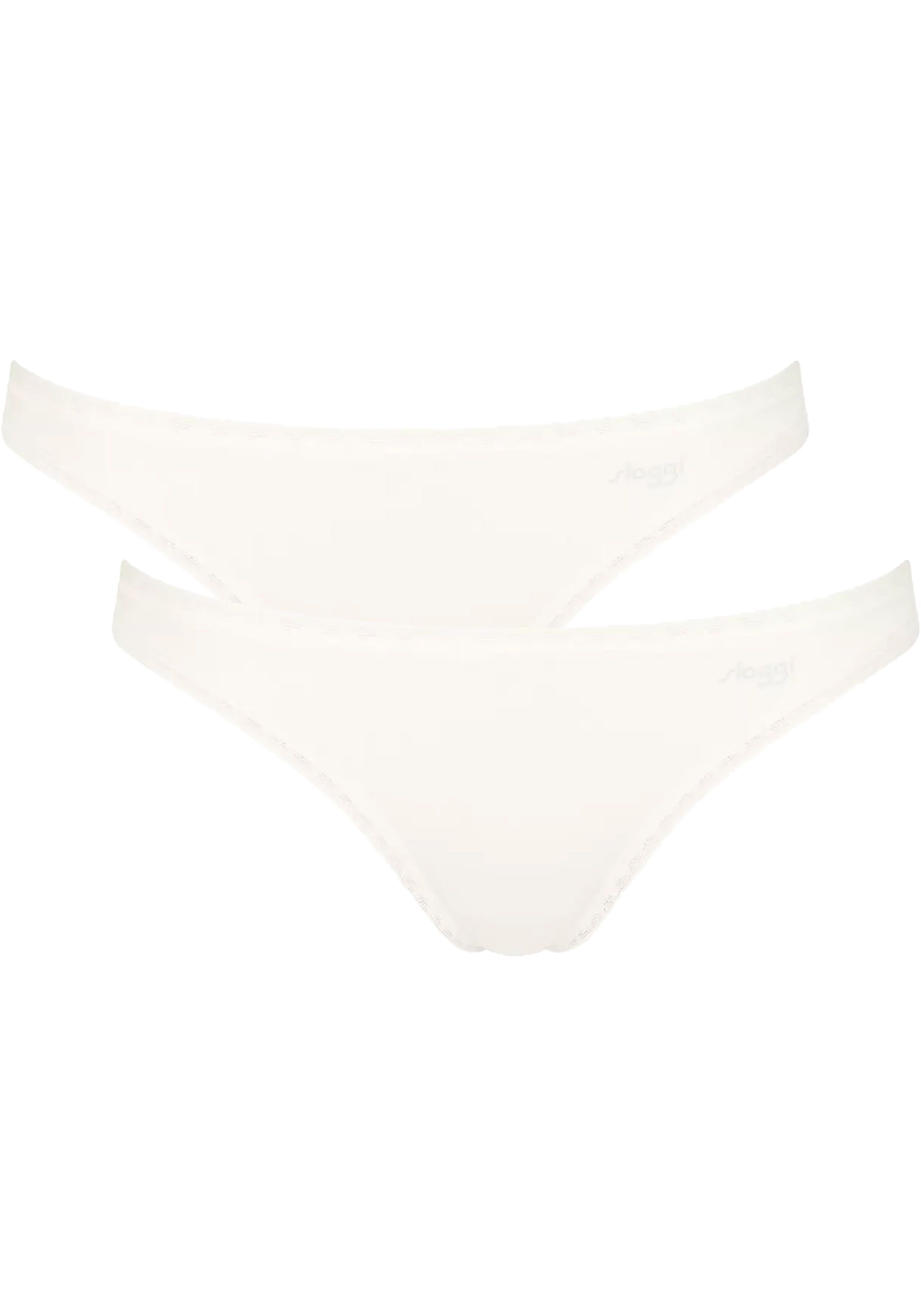 Sloggi Women GO Mini (2-pack), dames slip, wit