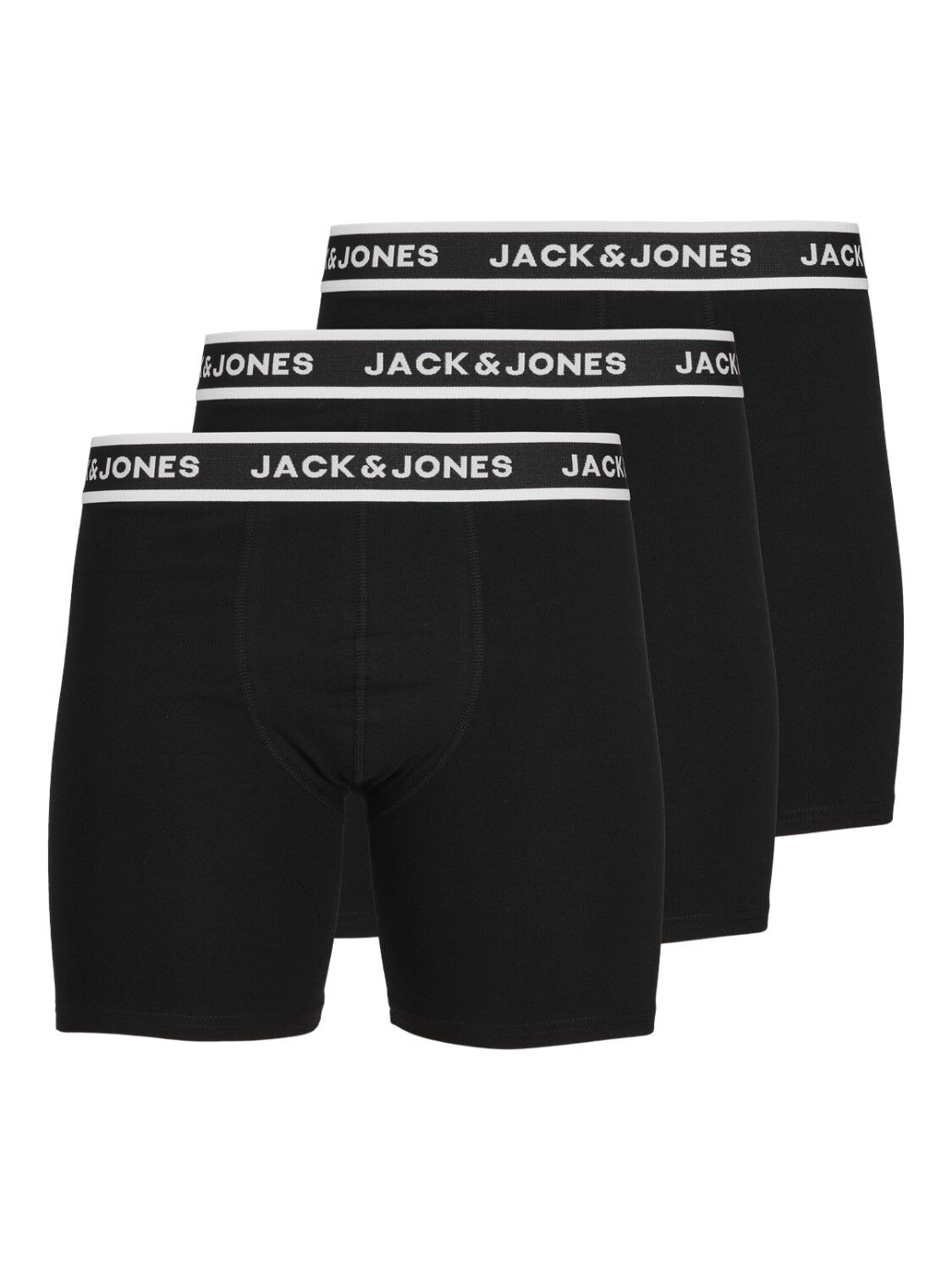 JACK JONES Jacsolid boxer briefs (3-pack), heren boxers extra - Main Image