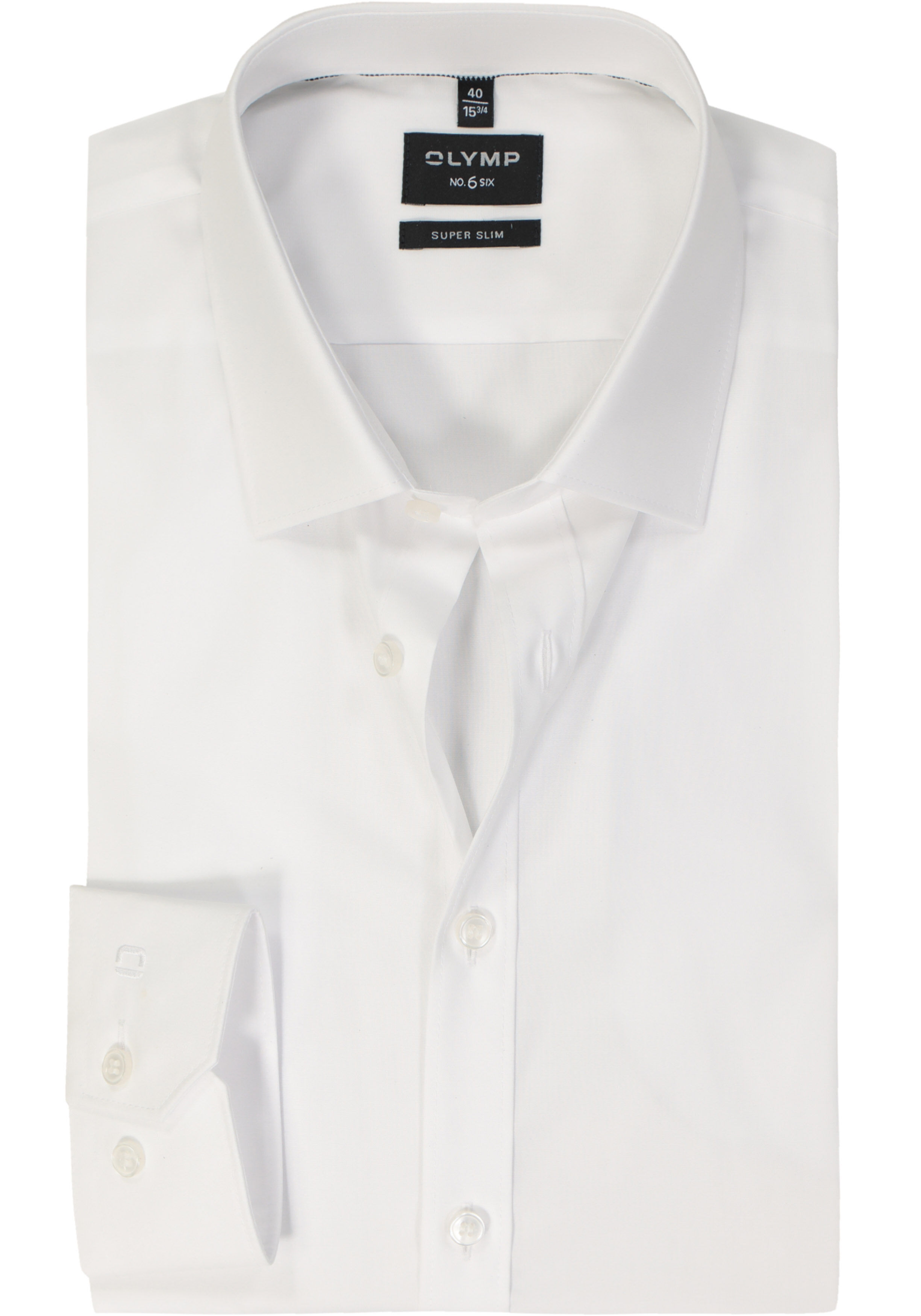 OLYMP No. Six super slim fit overhemd, wit   