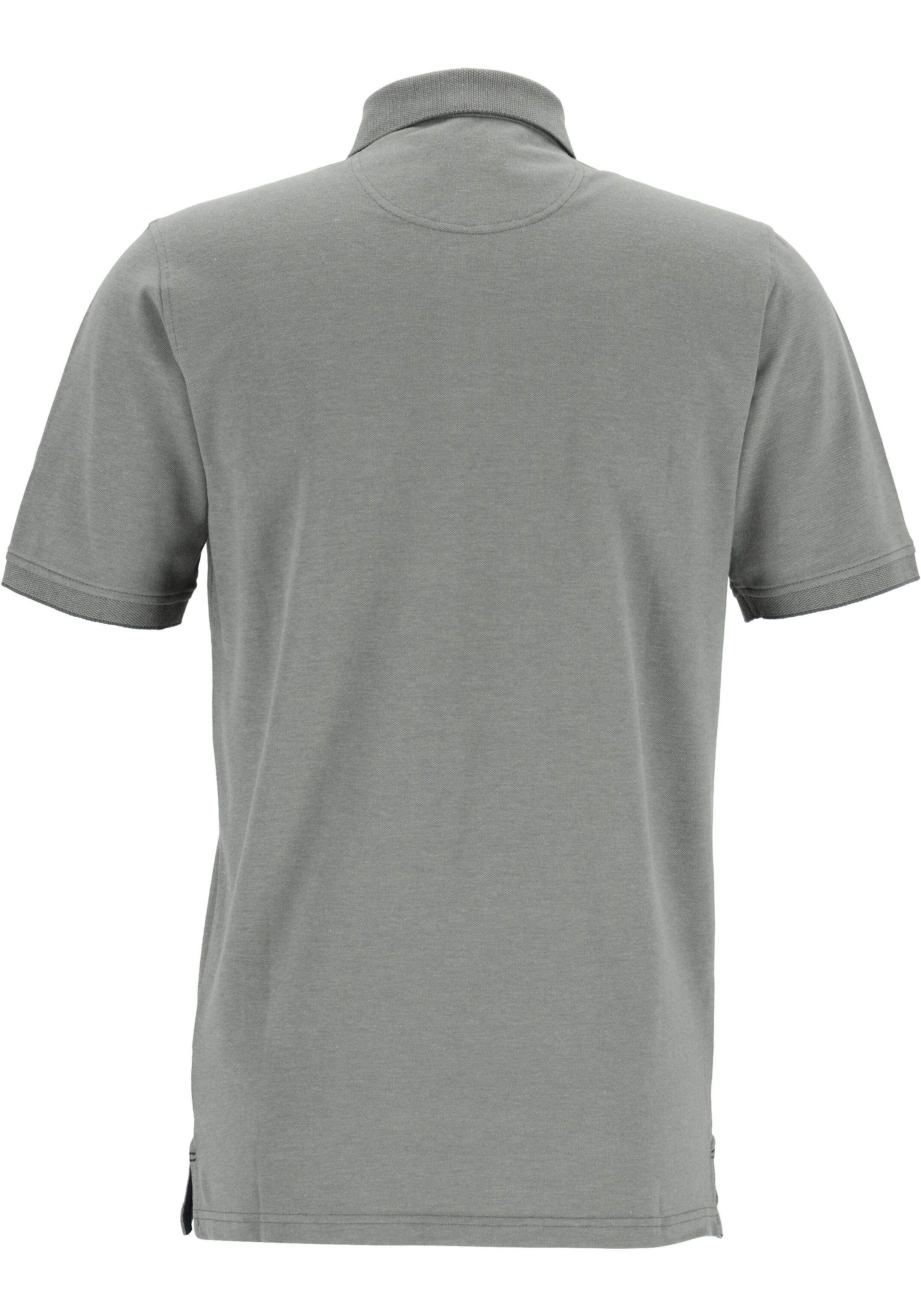 CASA MODA comfort fit poloshirt, stretch, grijs-groen