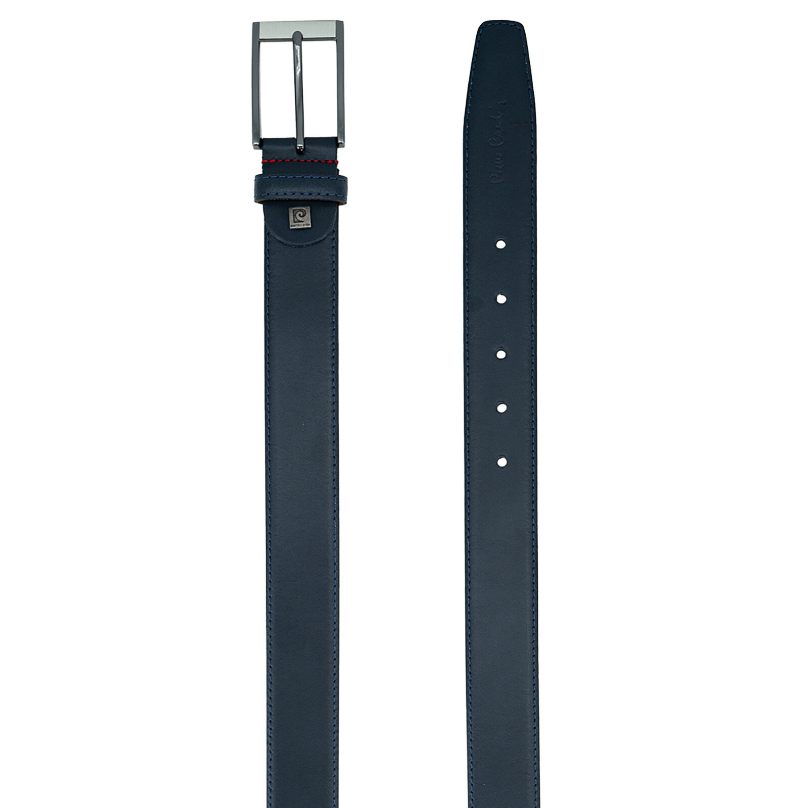 PIERRE CARDIN leren heren riem, marine