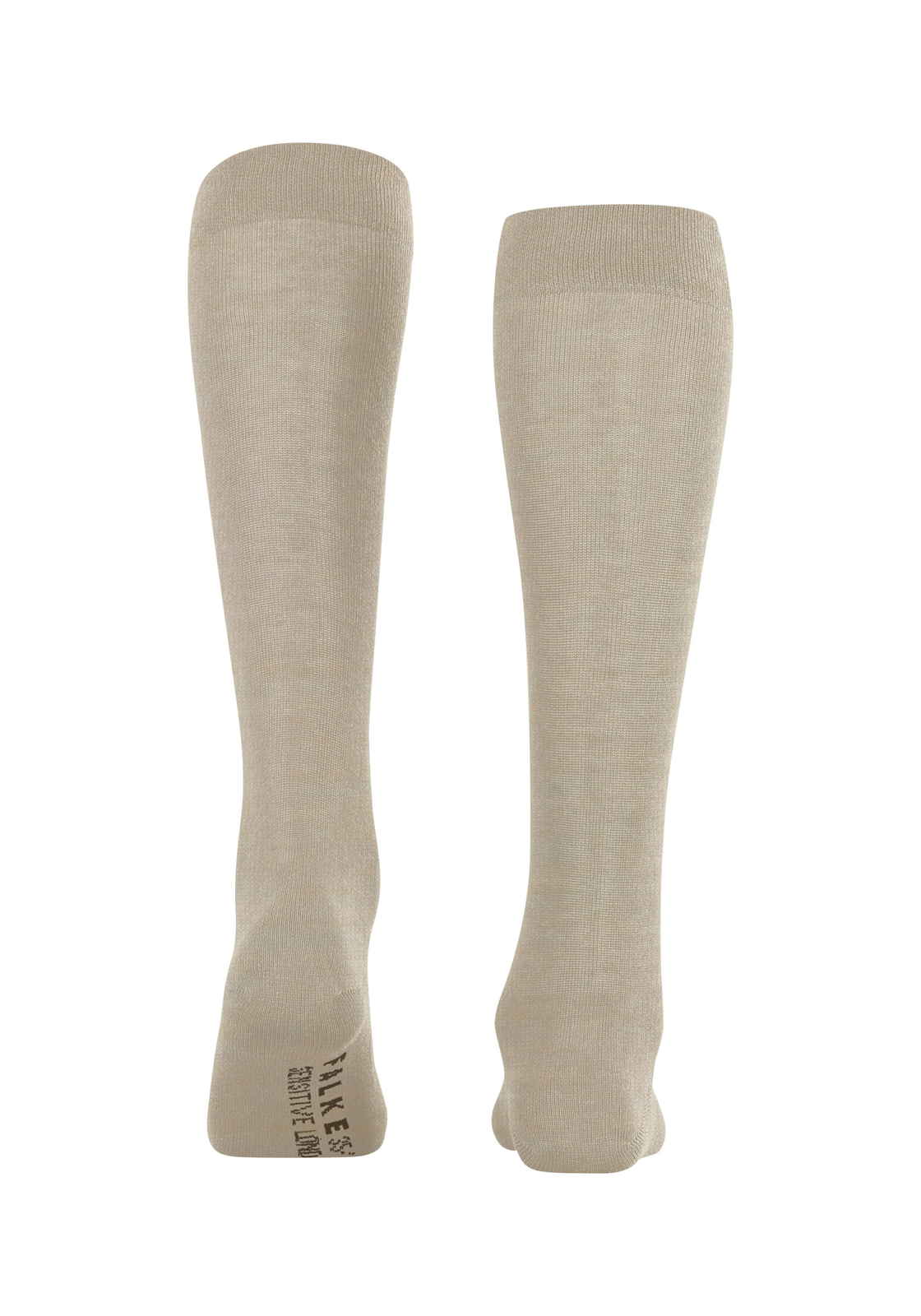 FALKE Sensitive London dames kniekousen, beige (linen melange) FALKE Sensitive London dames kniekousen, beige (linen melange)