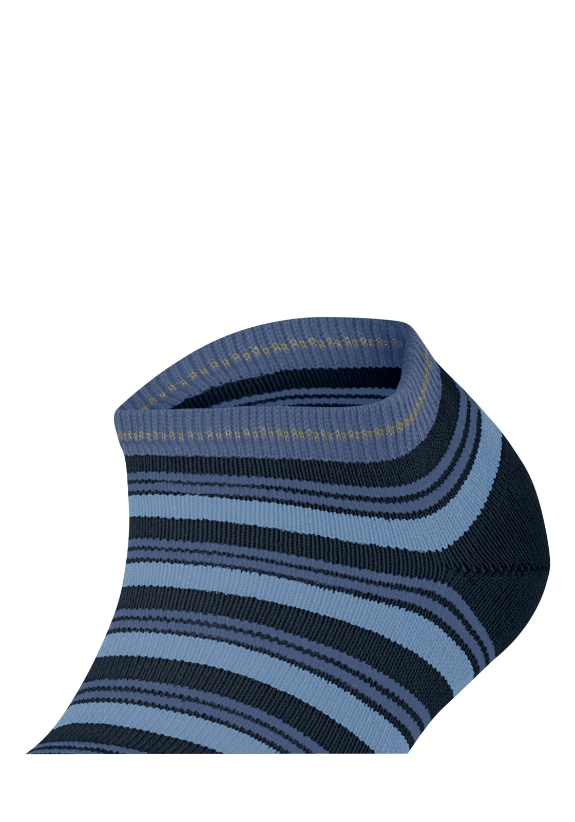 FALKE Smart Stripe dames sneakersokken, blauw (space blue) FALKE Smart Stripe dames sneakersokken, blauw (space blue)