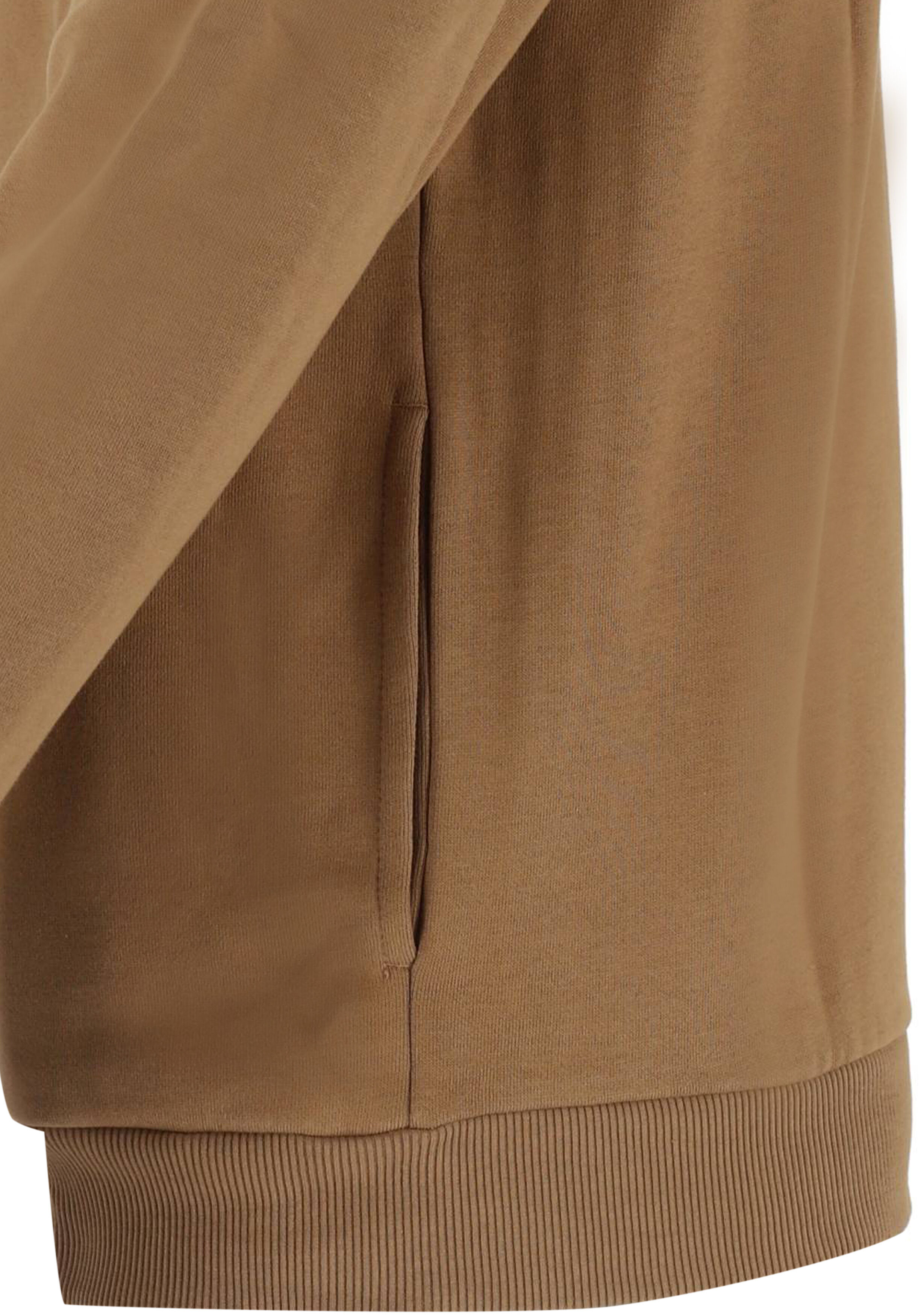 Lacoste heren sweatvest, cookie lichtbruin