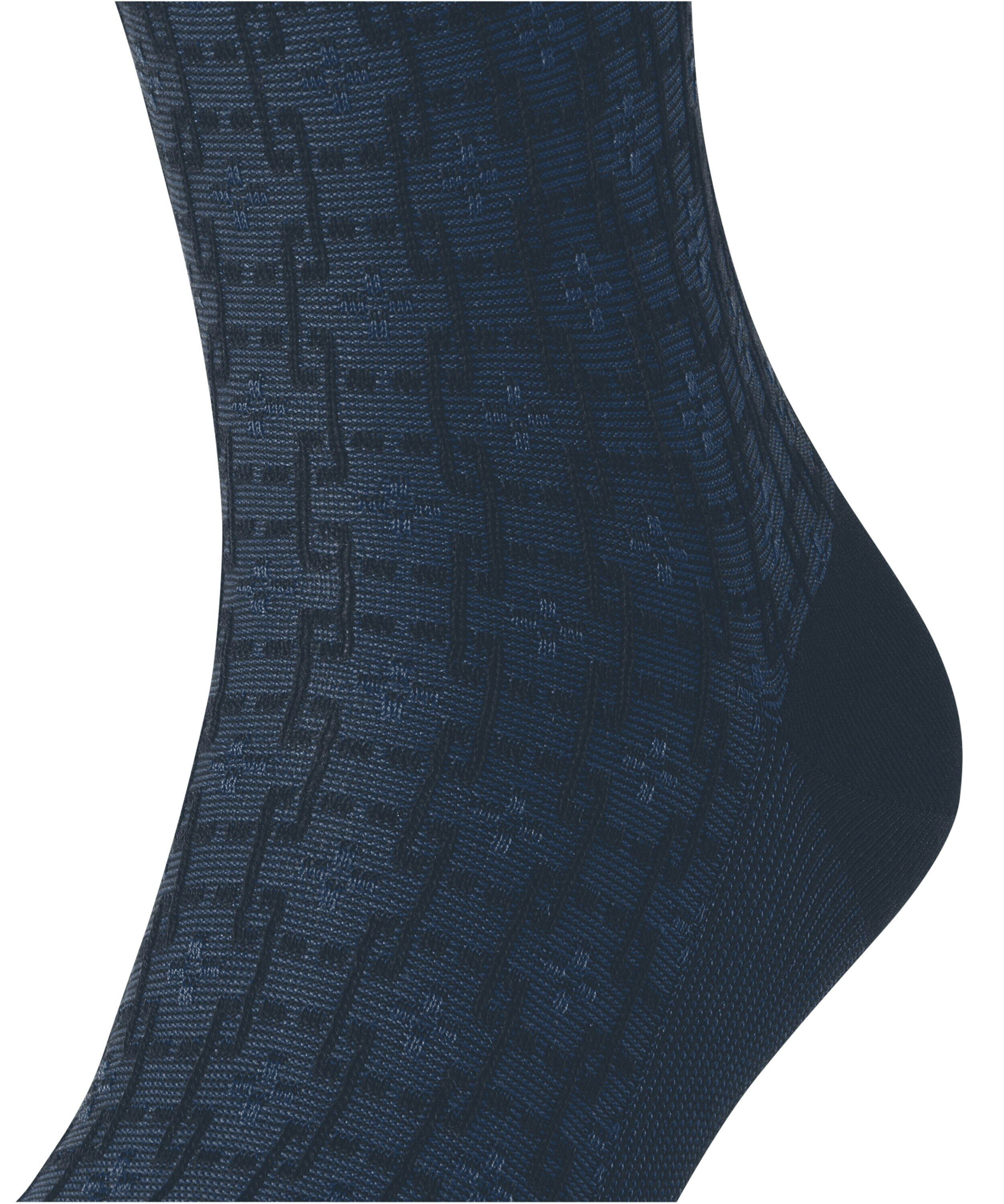 FALKE Artwork Tie herensokken, donkerblauw (midnight)