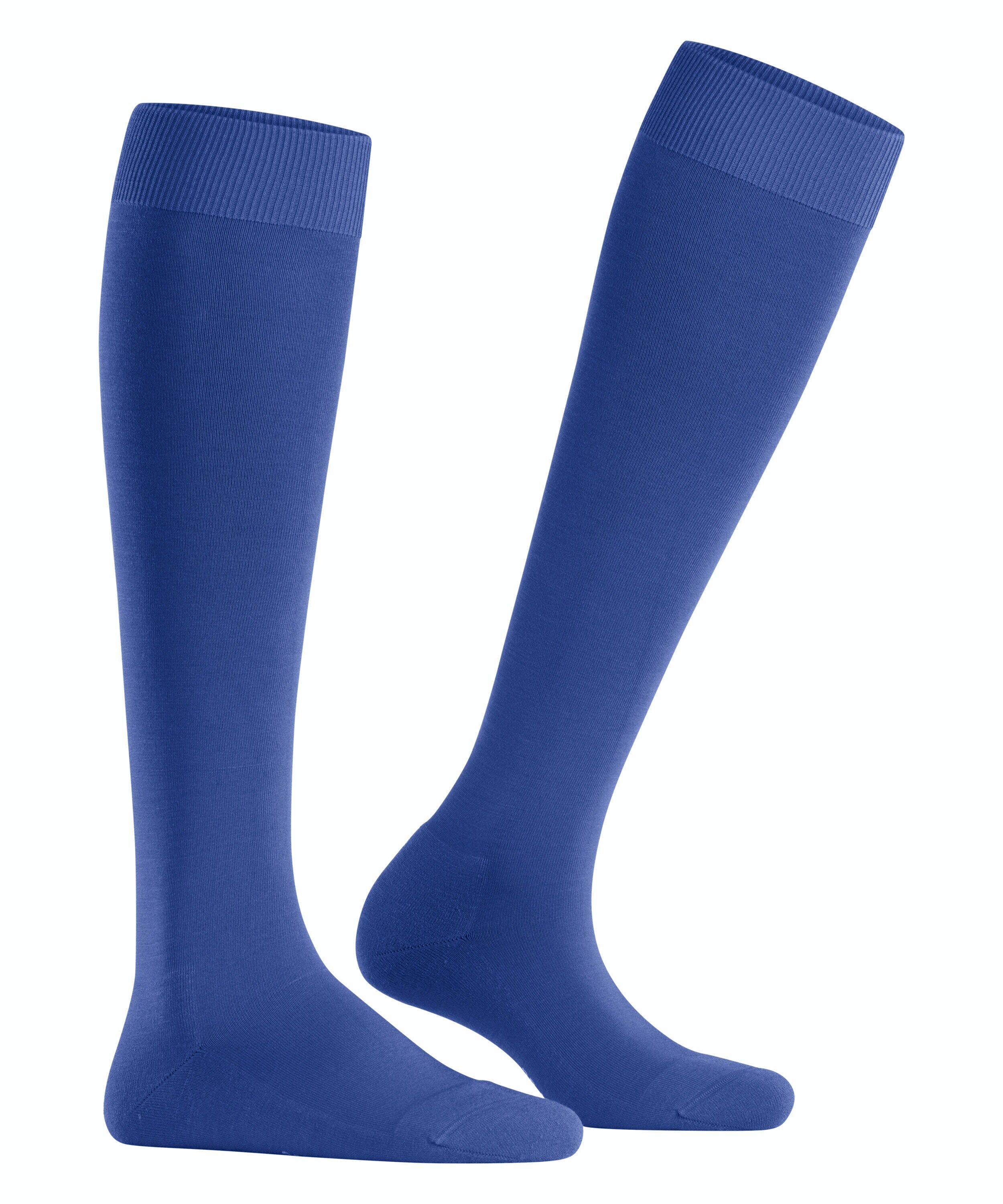 FALKE ClimaWool dames kniekousen, kobaltblauw (imperial)