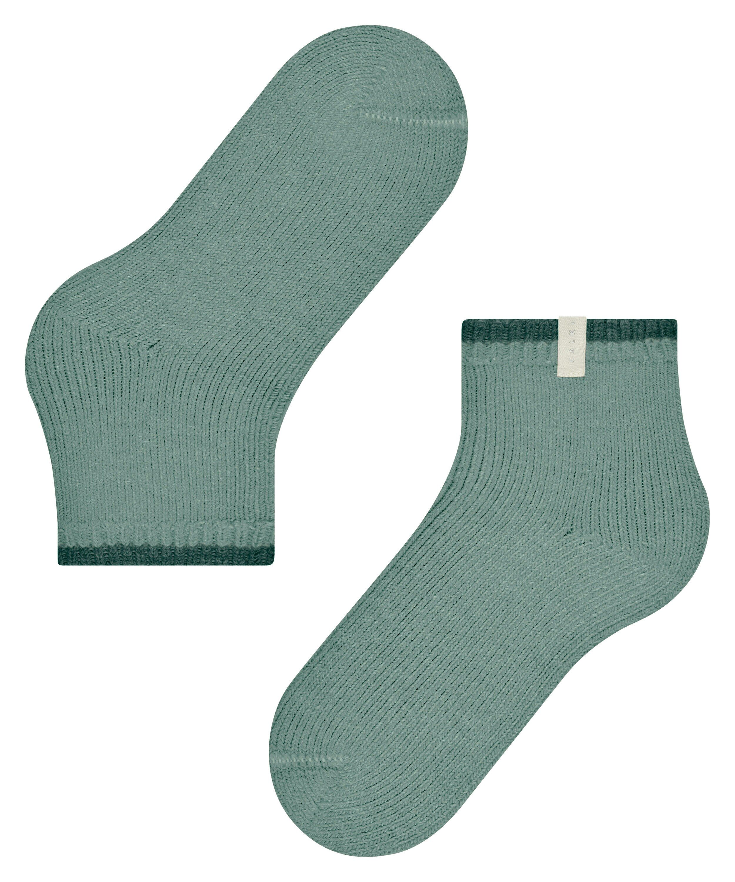 FALKE Cosy Plush damessokken kort, groen (austerity)