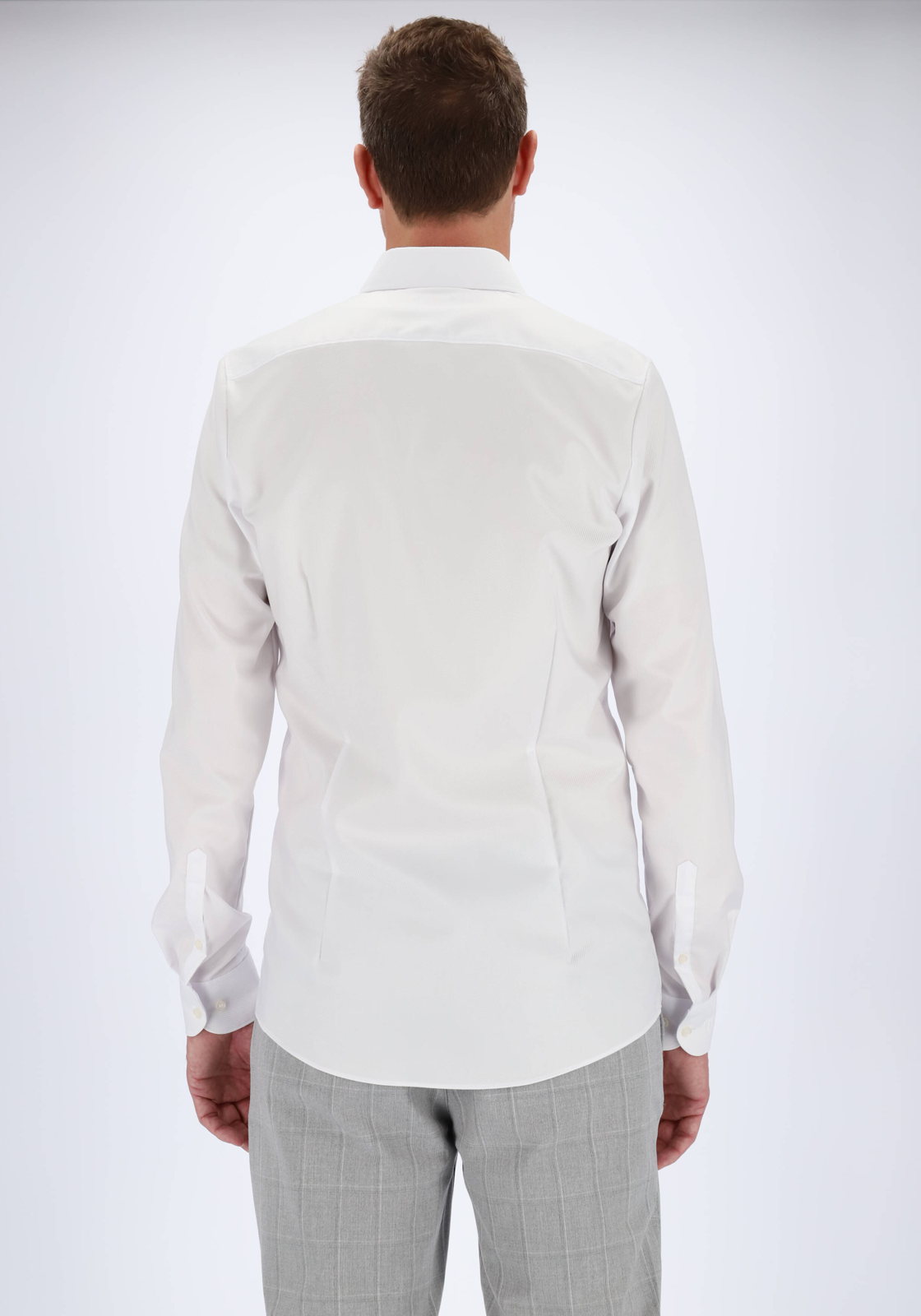 5-4060553230954-Olymp-Michiel_wit_olymp_overhemd_HR OLYMP Level 5 body fit overhemd, mouwlengte 7, wit diamant twill