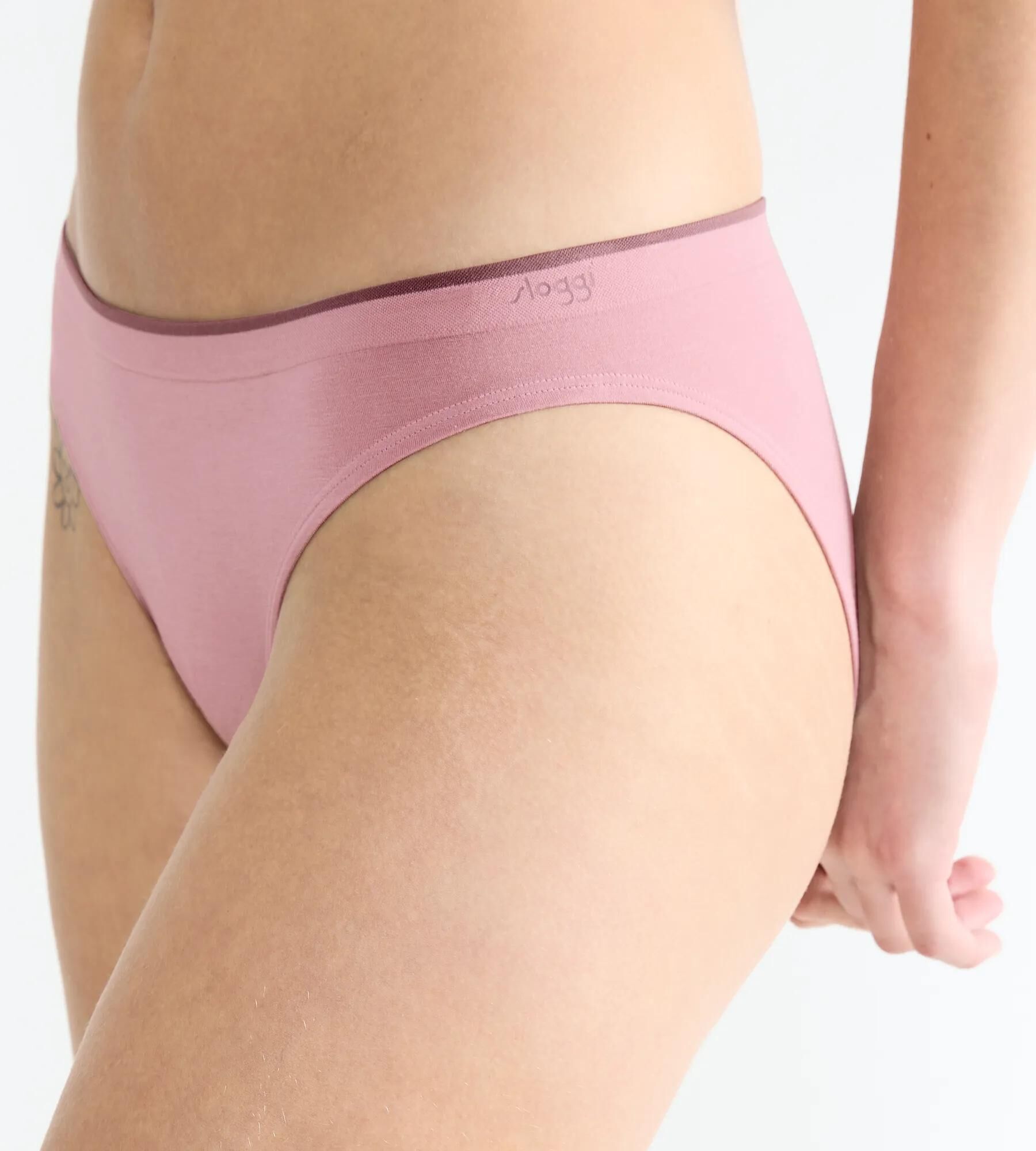 Sloggi Women GO Sense High leg (2-pack), dames slip, oudroze