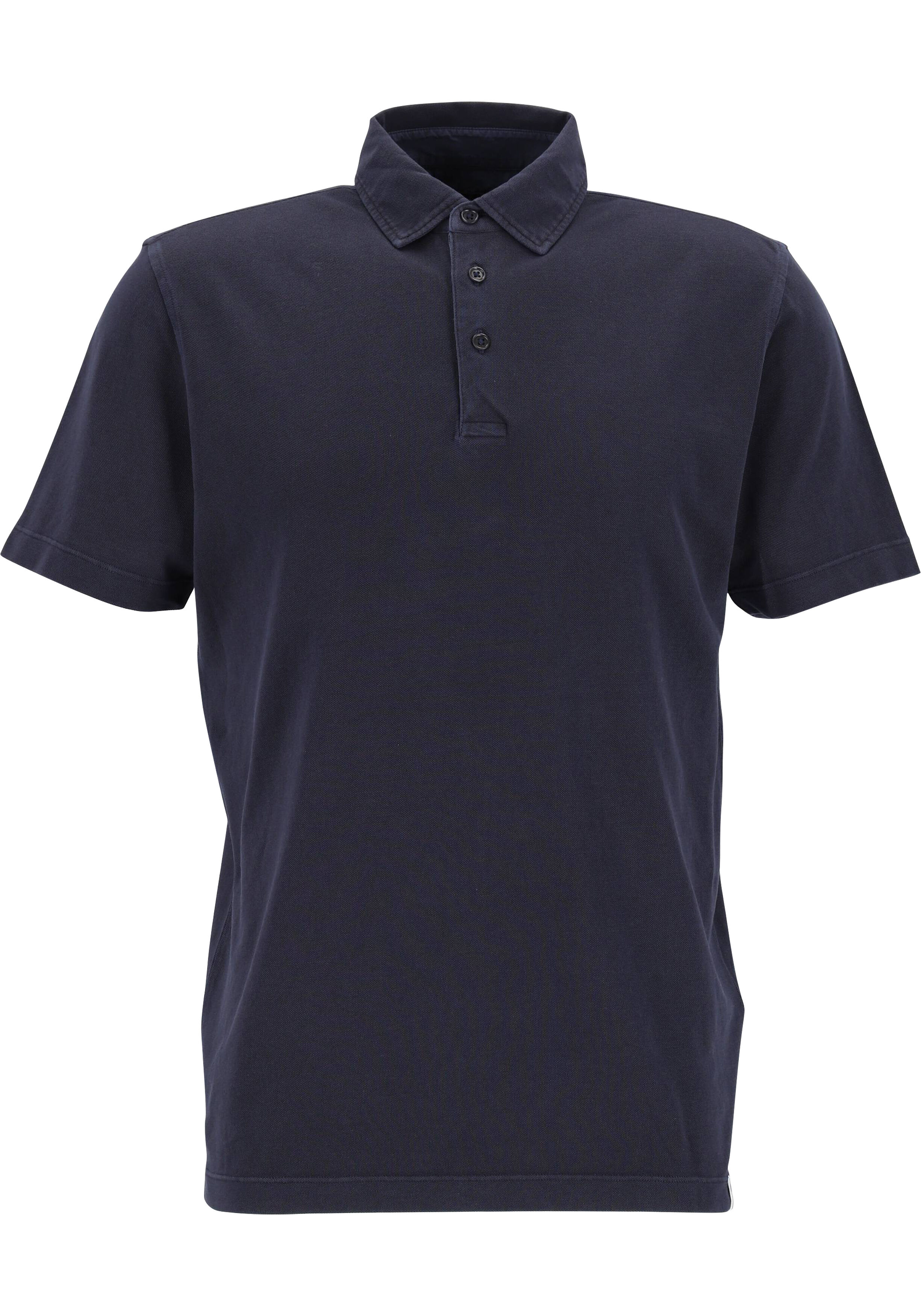 OLYMP Polo Casual, modern fit polo, marine blauw