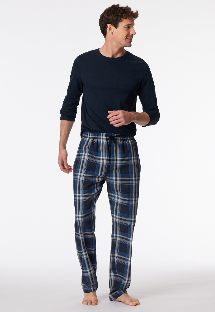 SCHIESSER Mix + Relax Pantalon, heren loungebroek, multicolour geruit