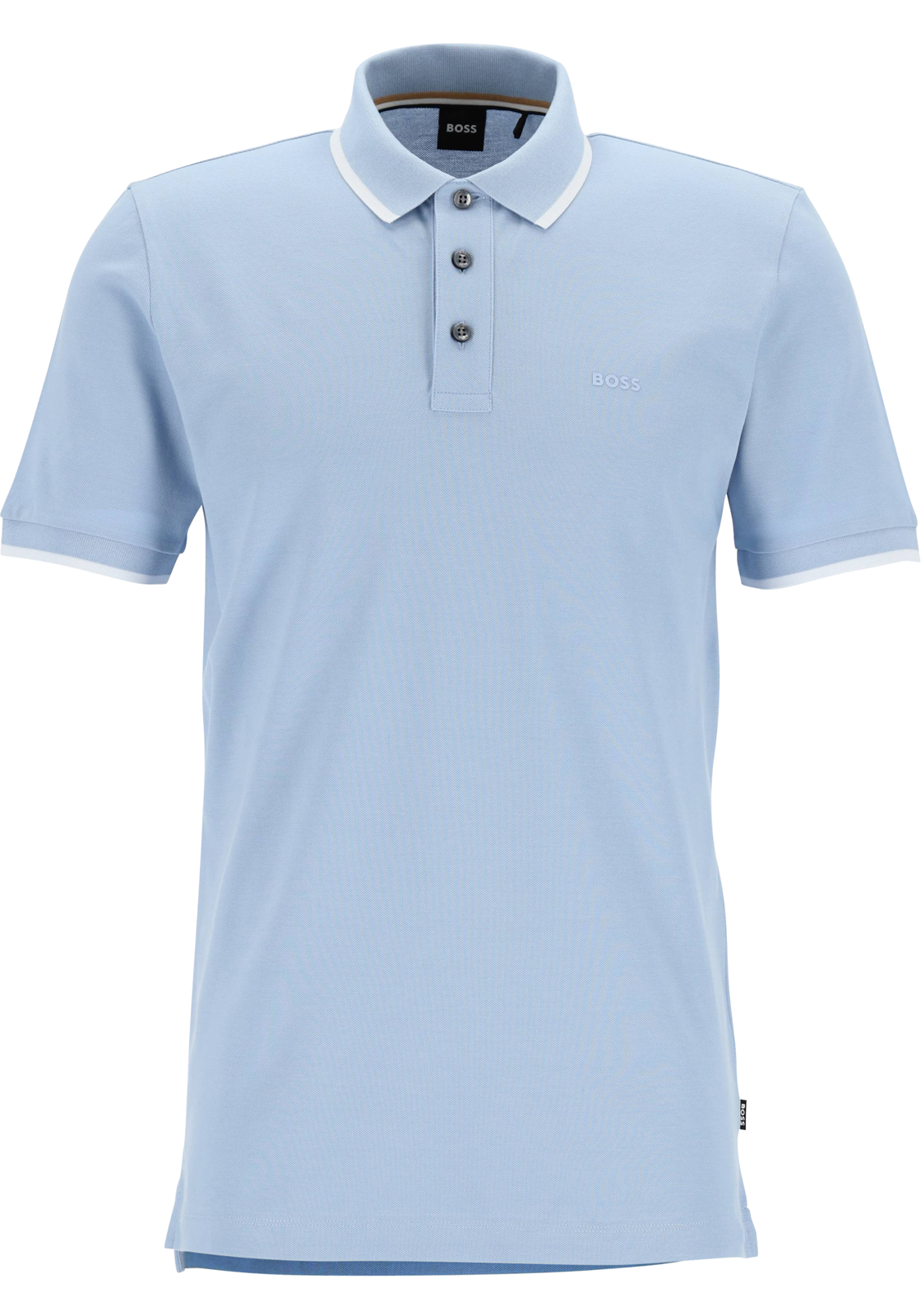 1-4063542105943-BOSS-Boss_PS_lichtblauw_50494697450_4fotos_HR BOSS Parlay regular fit polo, pique, lichtblauw