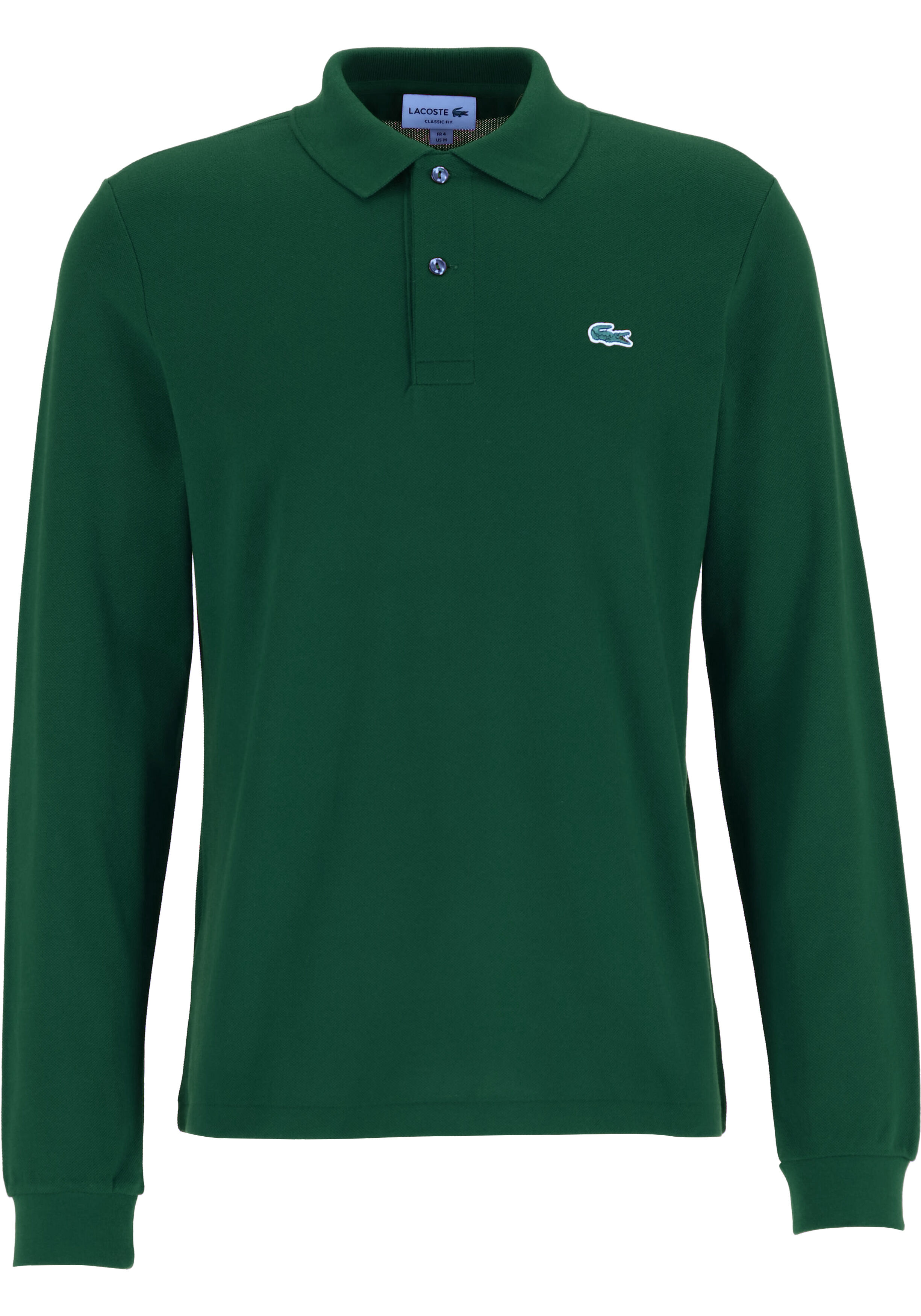 Lacoste Classic Fit polo lange mouw, groen