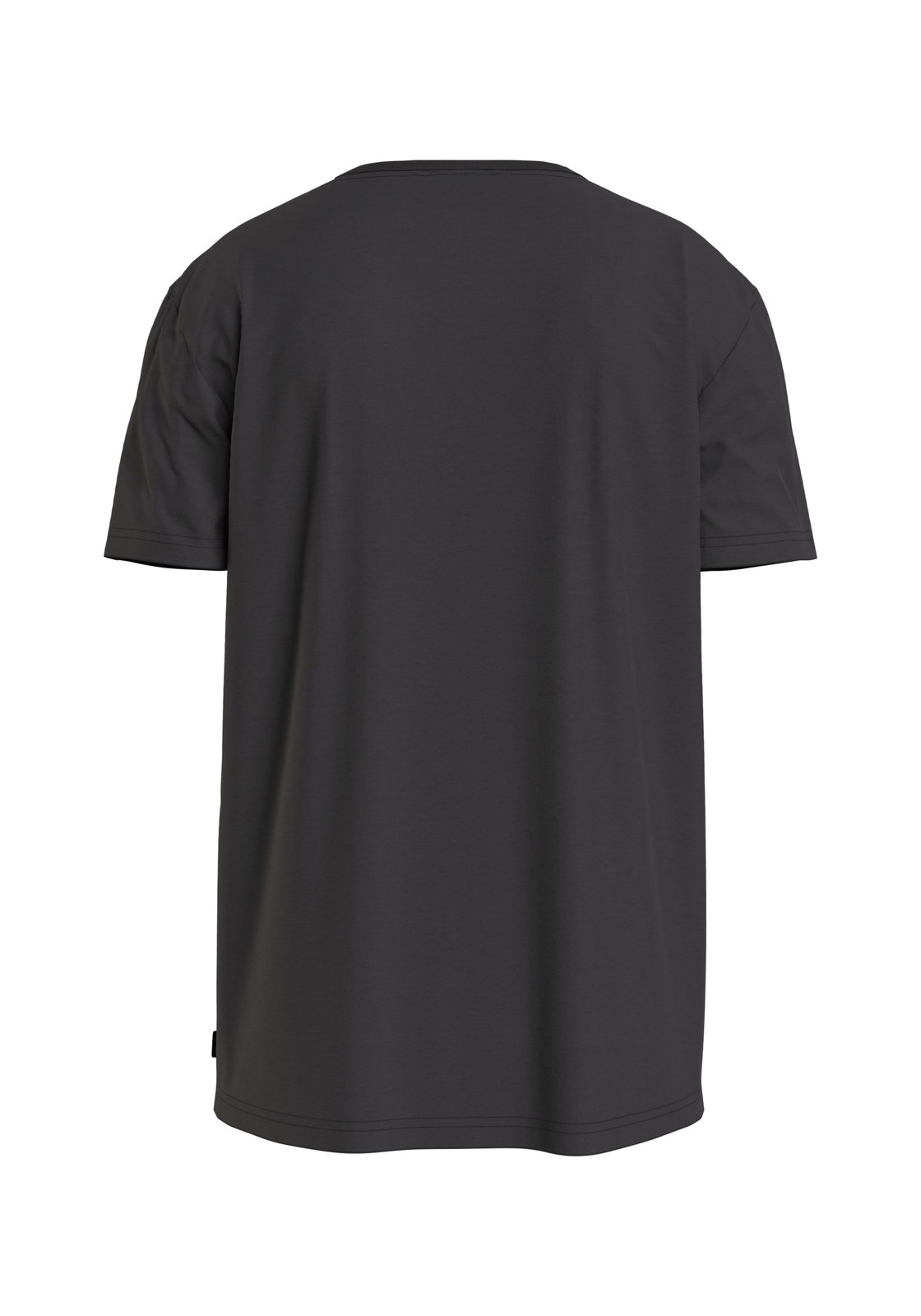 image_3_K10K109894BEH_B_C3461wid2000amphei2000ampop_usm1710 Calvin Klein Micro Logo Interlock T-shirt, heren T-shirt korte mouw O-hals, zwart