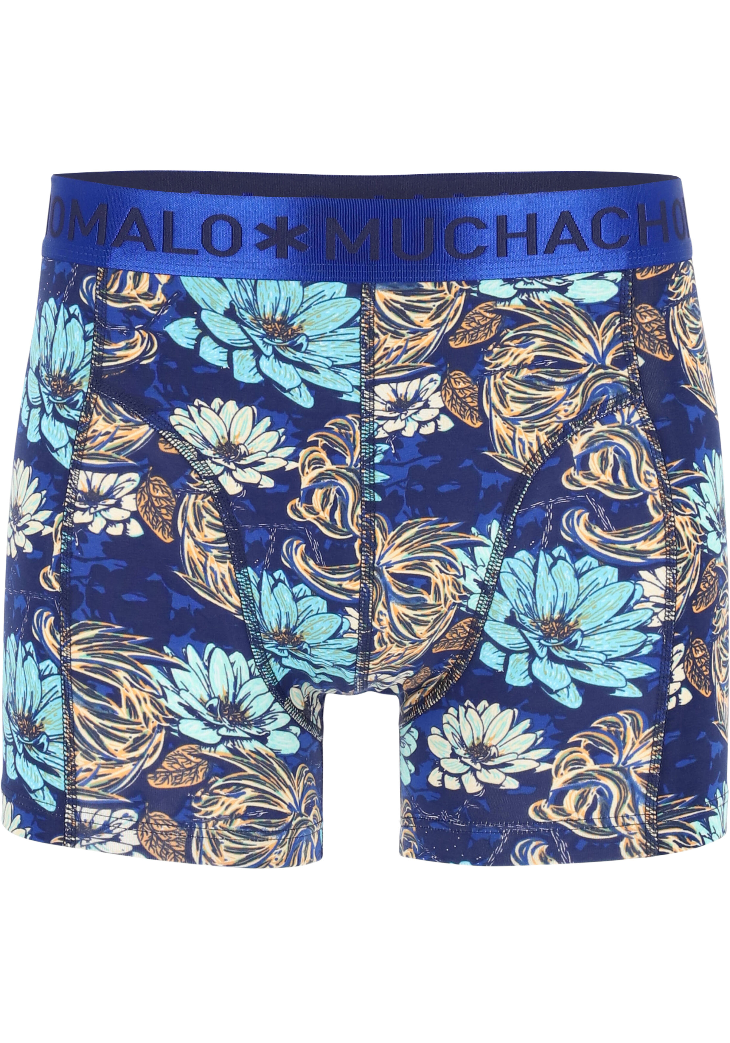 Muchachomalo heren boxershorts (3-pack), shorts Leafs Lick it, print, zwart