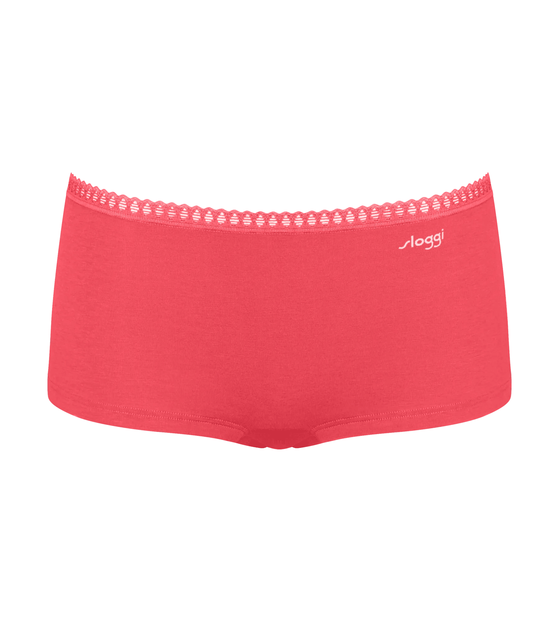 Sloggi Women GO Crush Short (3-pack), dames boxer, lichroze, flamingo roze en roze met wit dessin