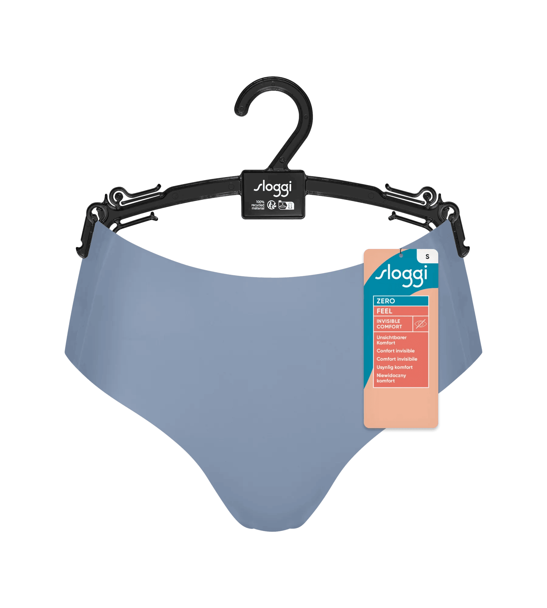 Sloggi Women ZERO Feel 2.0 High waist (1-pack), dames slip, middenblauw