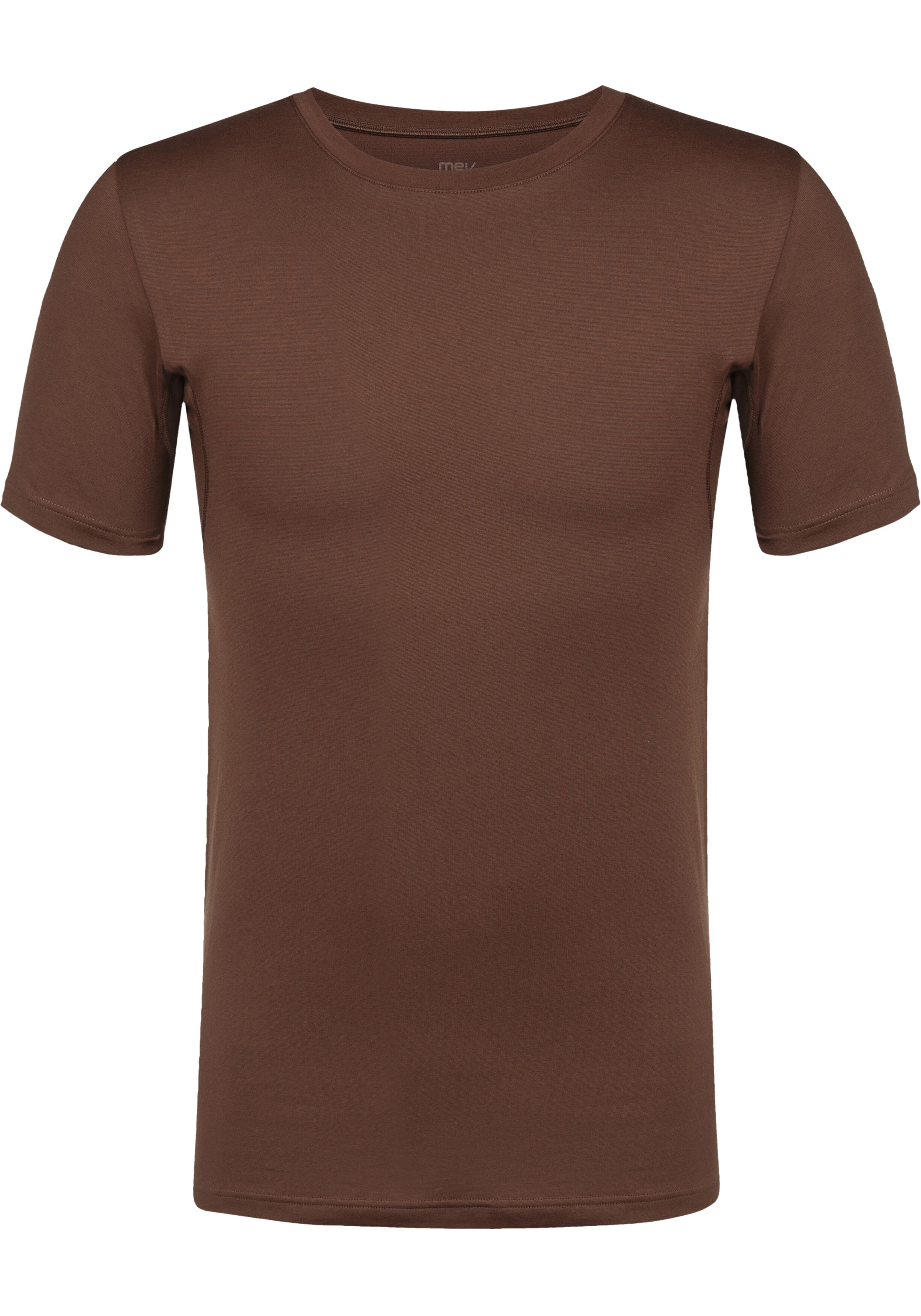 Mey heren crew- neck shirt Mey Business Class, T-shirt met O-hals, beige
