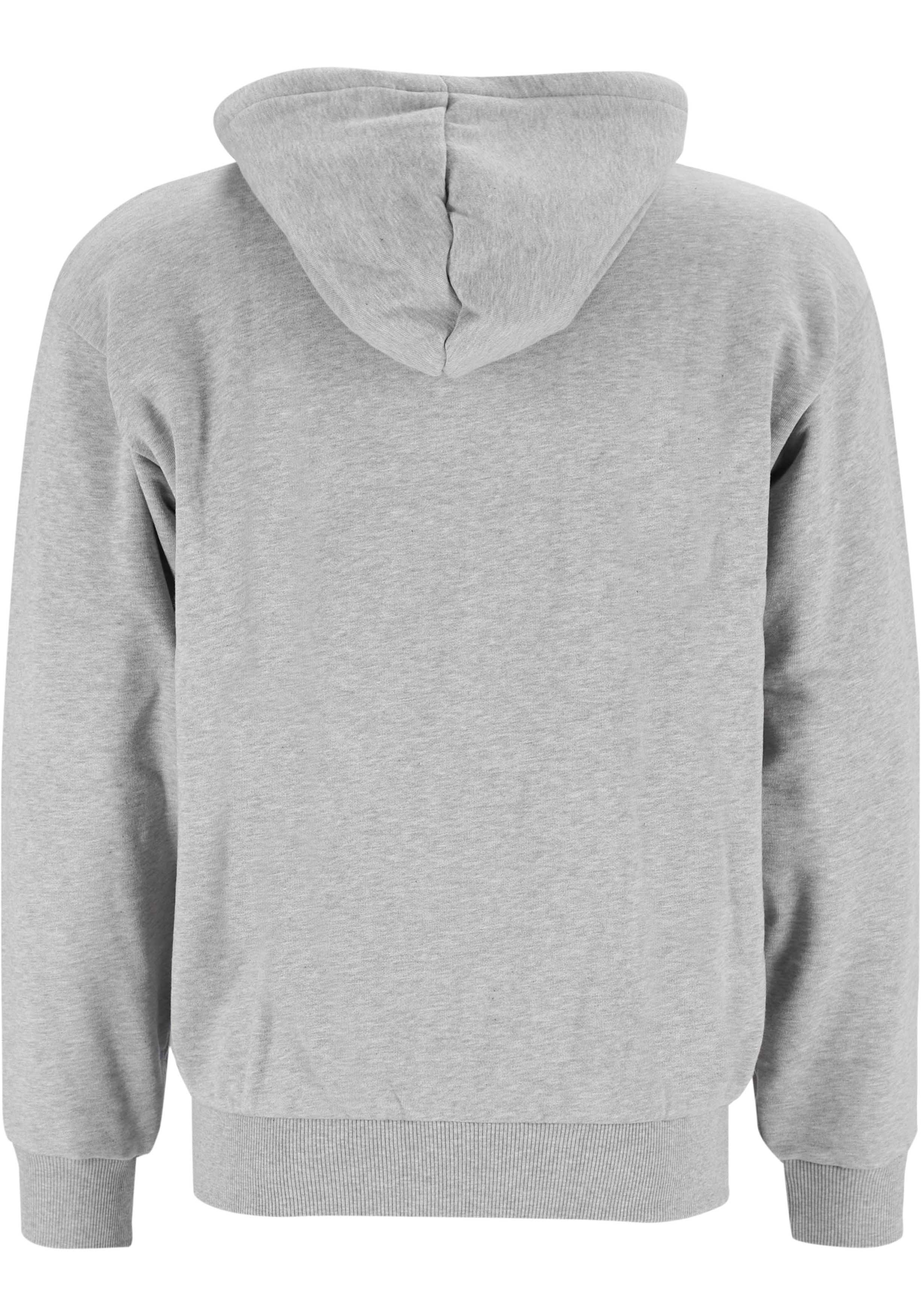 Lacoste heren hoodie sweatsvest, lichtgrijs melange