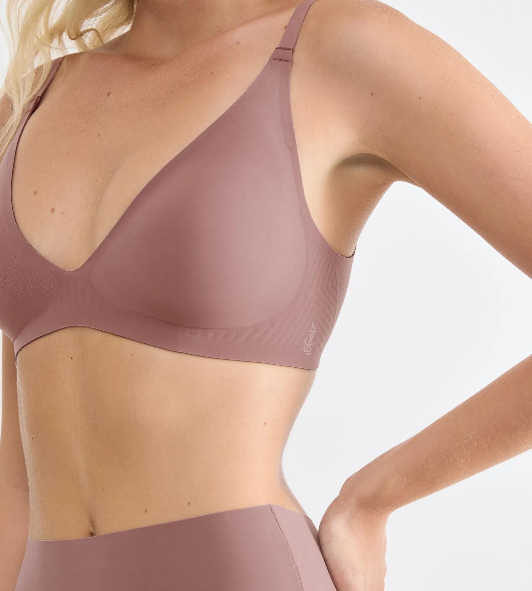 Sloggi Women ZERO Feel 2.0 THE UP P Bra, BH, donkerbruin