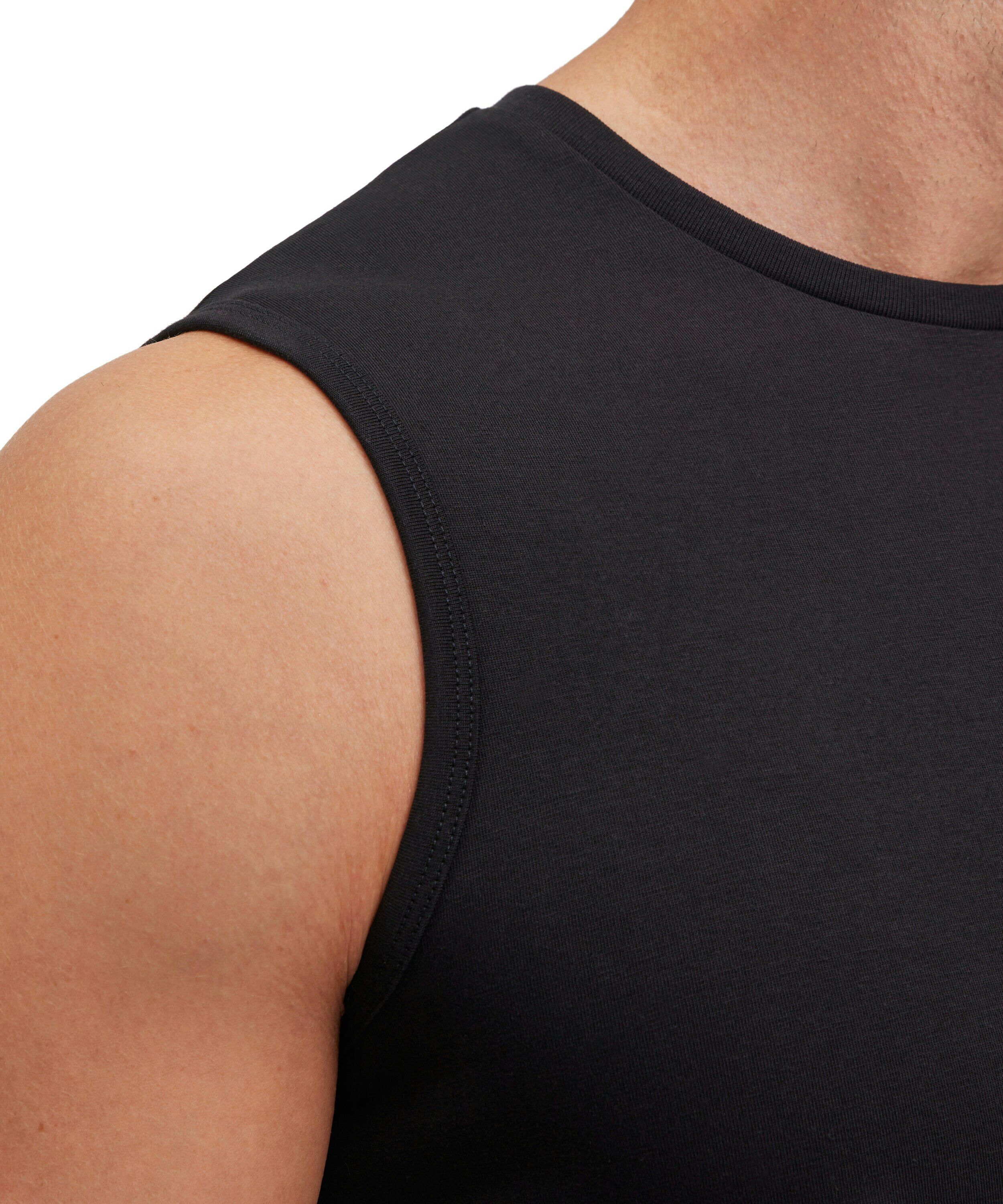 FALKE 2-pack heren top Daily Comfort, singlet, zwart (black)