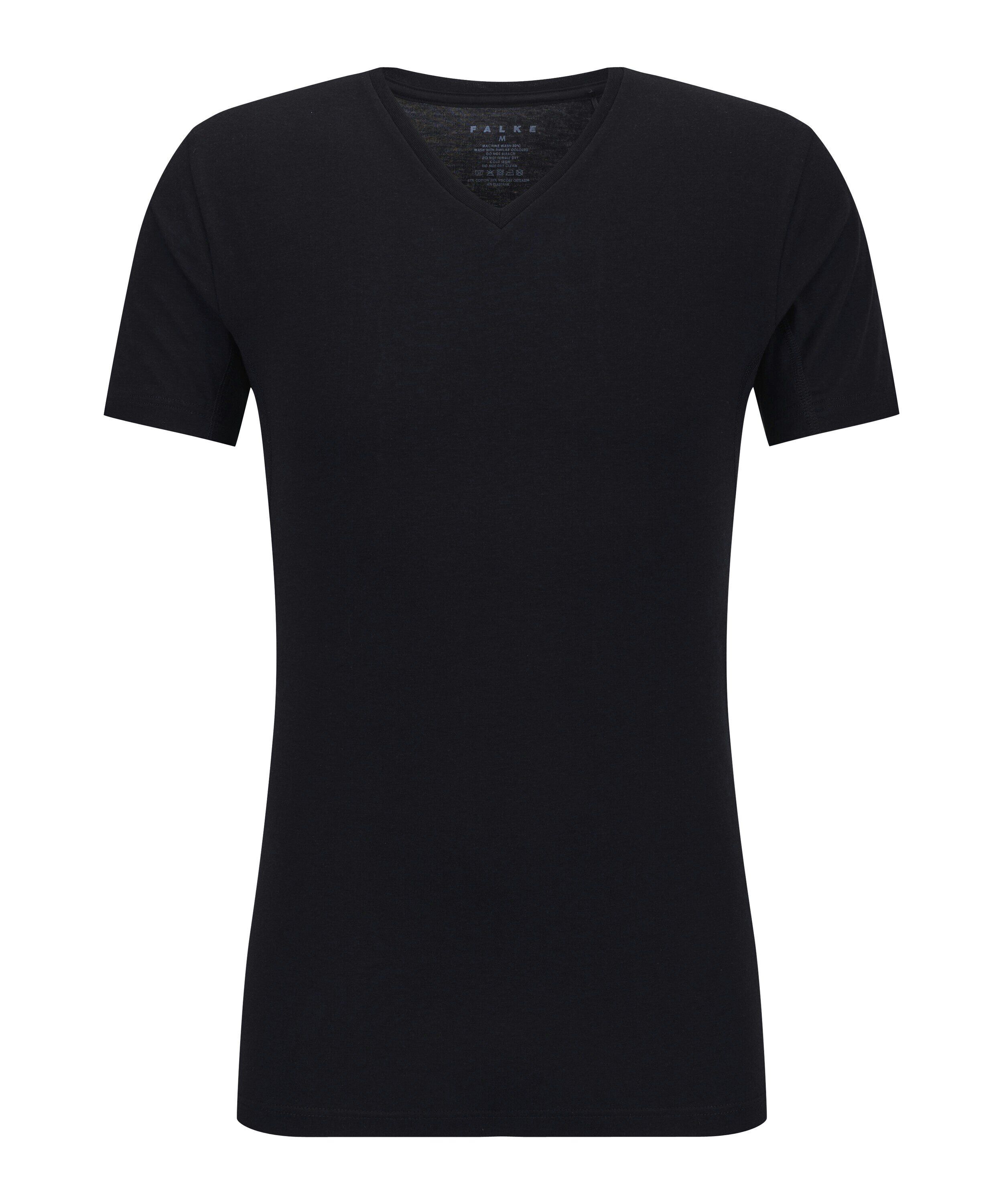 FALKE heren T-shirt Daily Climate Control, korte mouw, zwart (black)