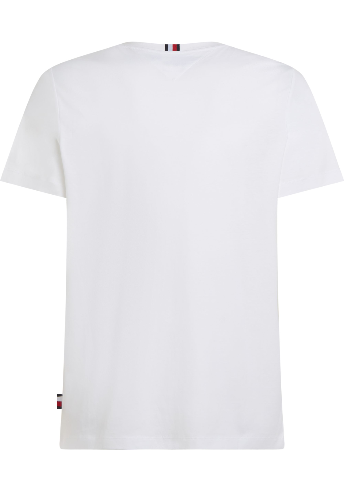 image_3_MW0MW34427YBR_B_C4101wid2000amphei2000ampop_usm1710 Tommy Hilfiger Hilfiger 85 Tee, heren T-shirt korte mouw O-hals, wit