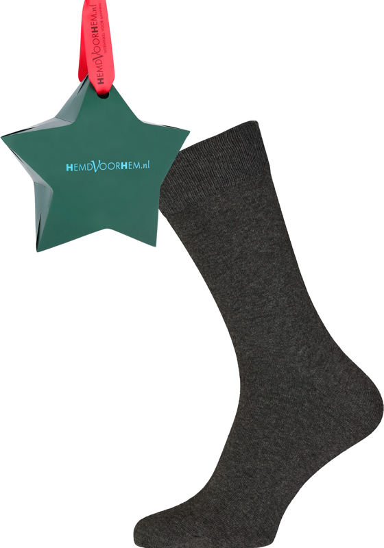 Cadeau VENT herensokken katoen (2-pack), antraciet grijs in cadeauverpakking Cadeau VENT herensokken katoen (2-pack), antraciet grijs in cadeauverpakking